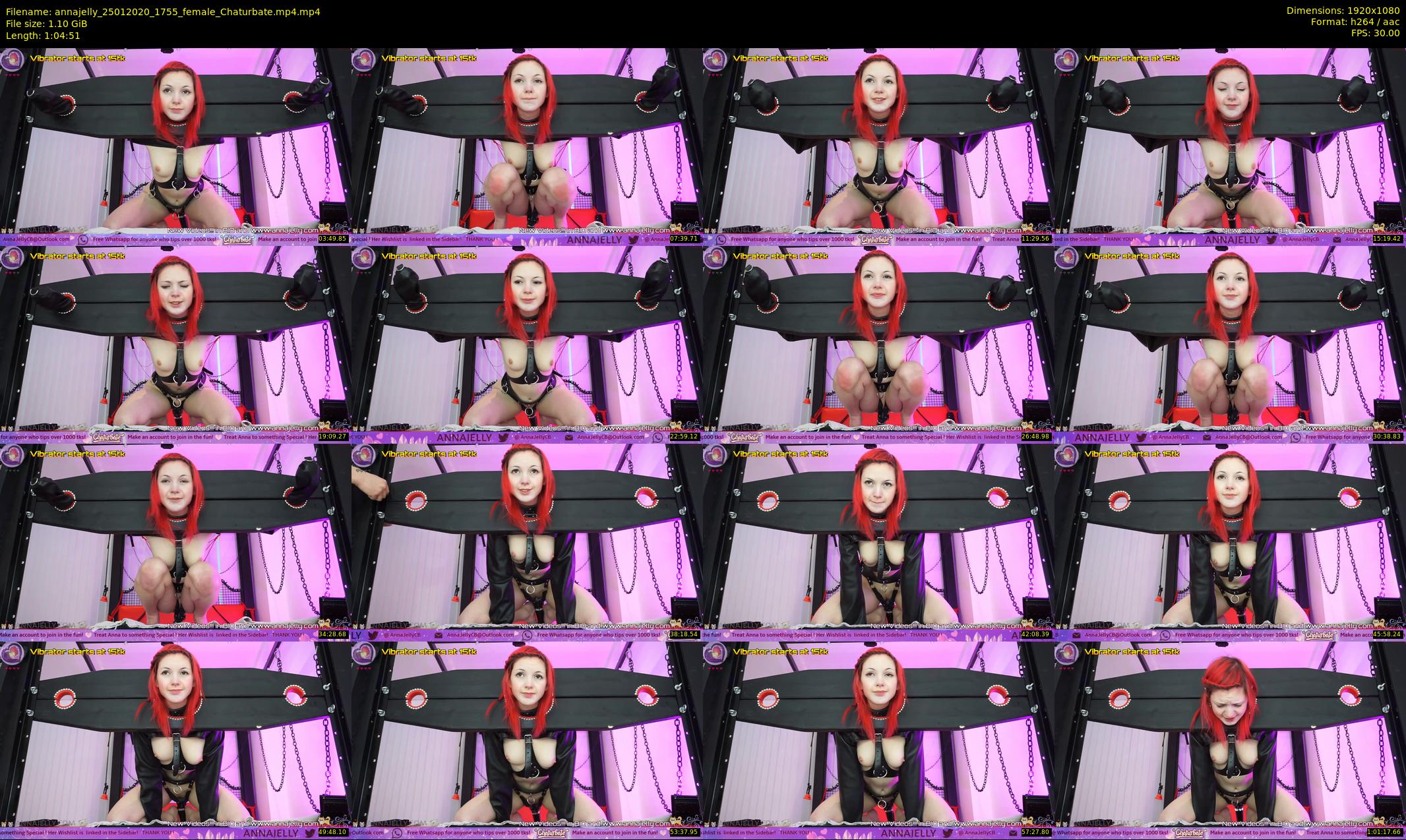 annajelly — 65 minute Chaturbate couple cam show recording, 1080p, Jan 25, 2020