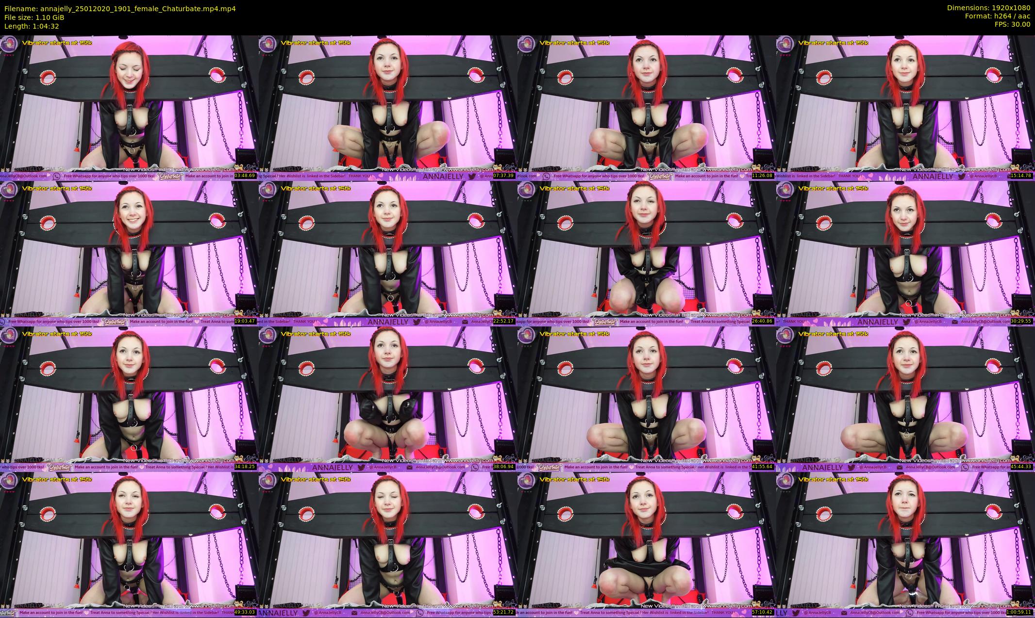 annajelly — 65 minute Chaturbate couple cam show recording, 1080p, Jan 25, 2020