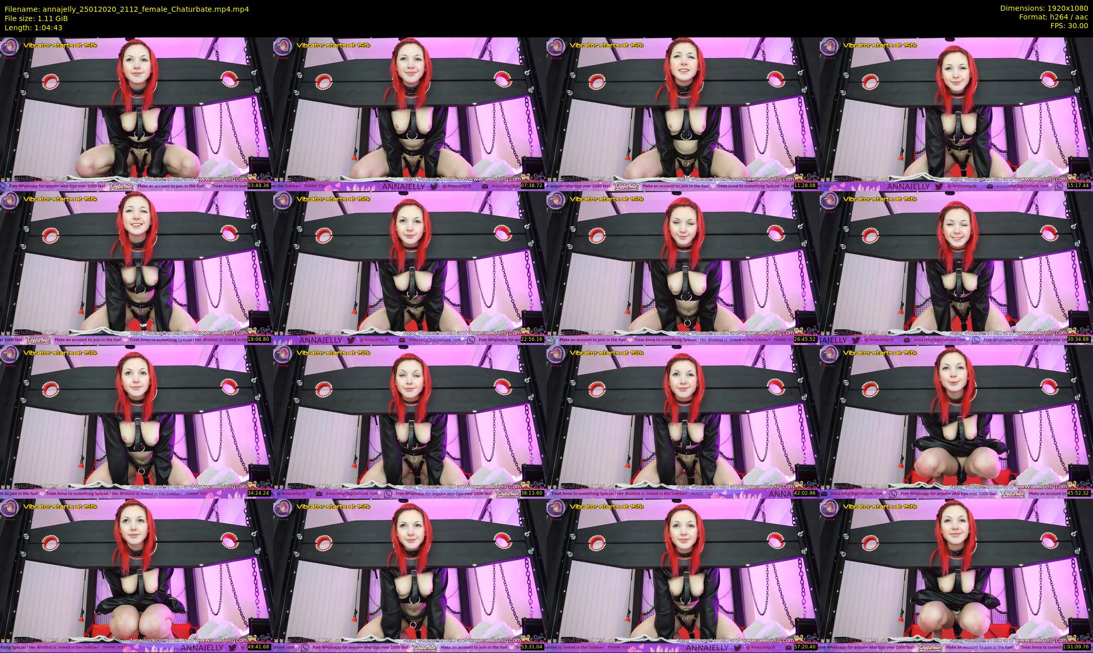 annajelly — 65 minute Chaturbate couple cam show recording, 1080p, Jan 25, 2020