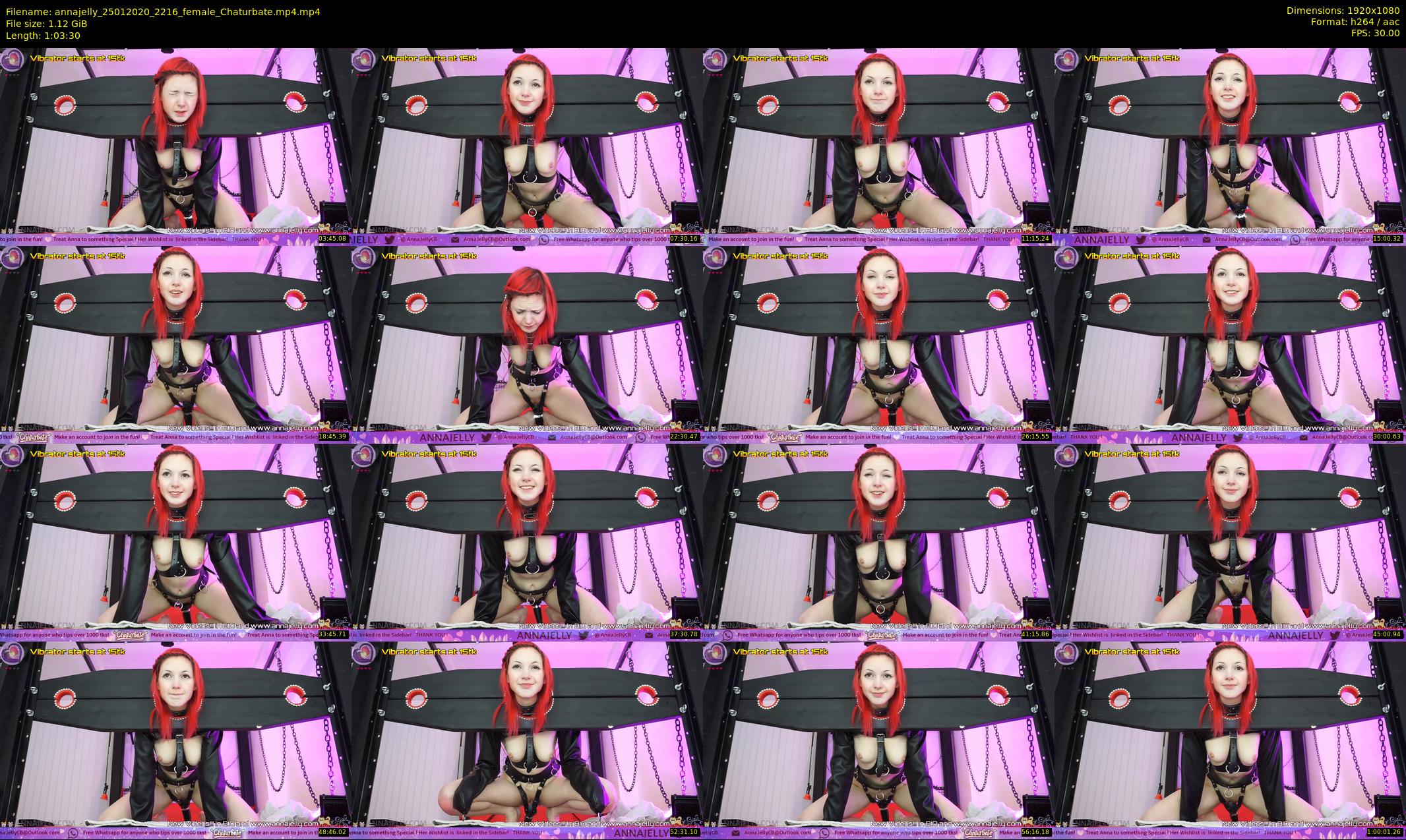 annajelly — 64 minute Chaturbate couple cam show recording, 1080p, Jan 25, 2020