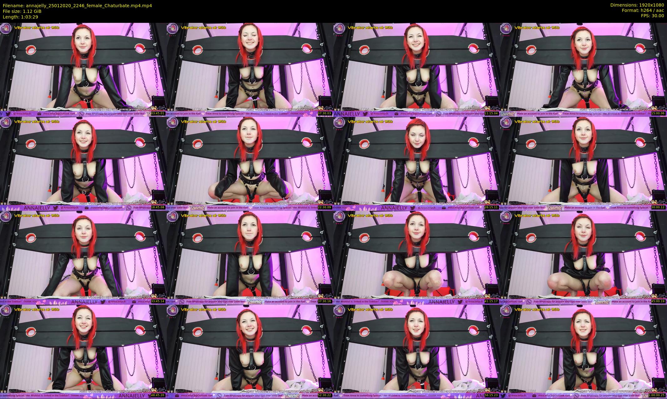 annajelly — 64 minute Chaturbate couple cam show recording, 1080p, Jan 25, 2020