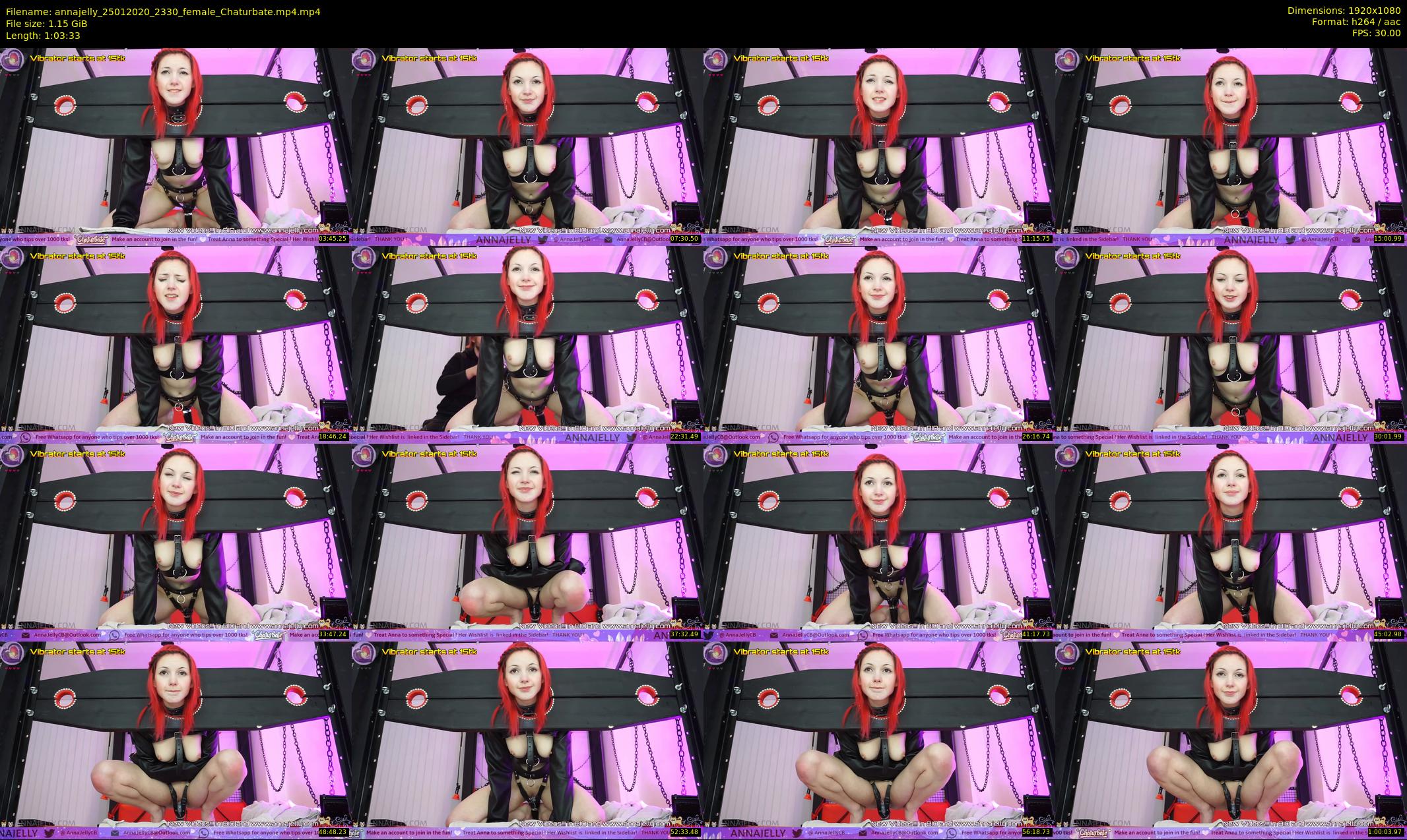 annajelly — 64 minute Chaturbate couple cam show recording, 1080p, Jan 25, 2020
