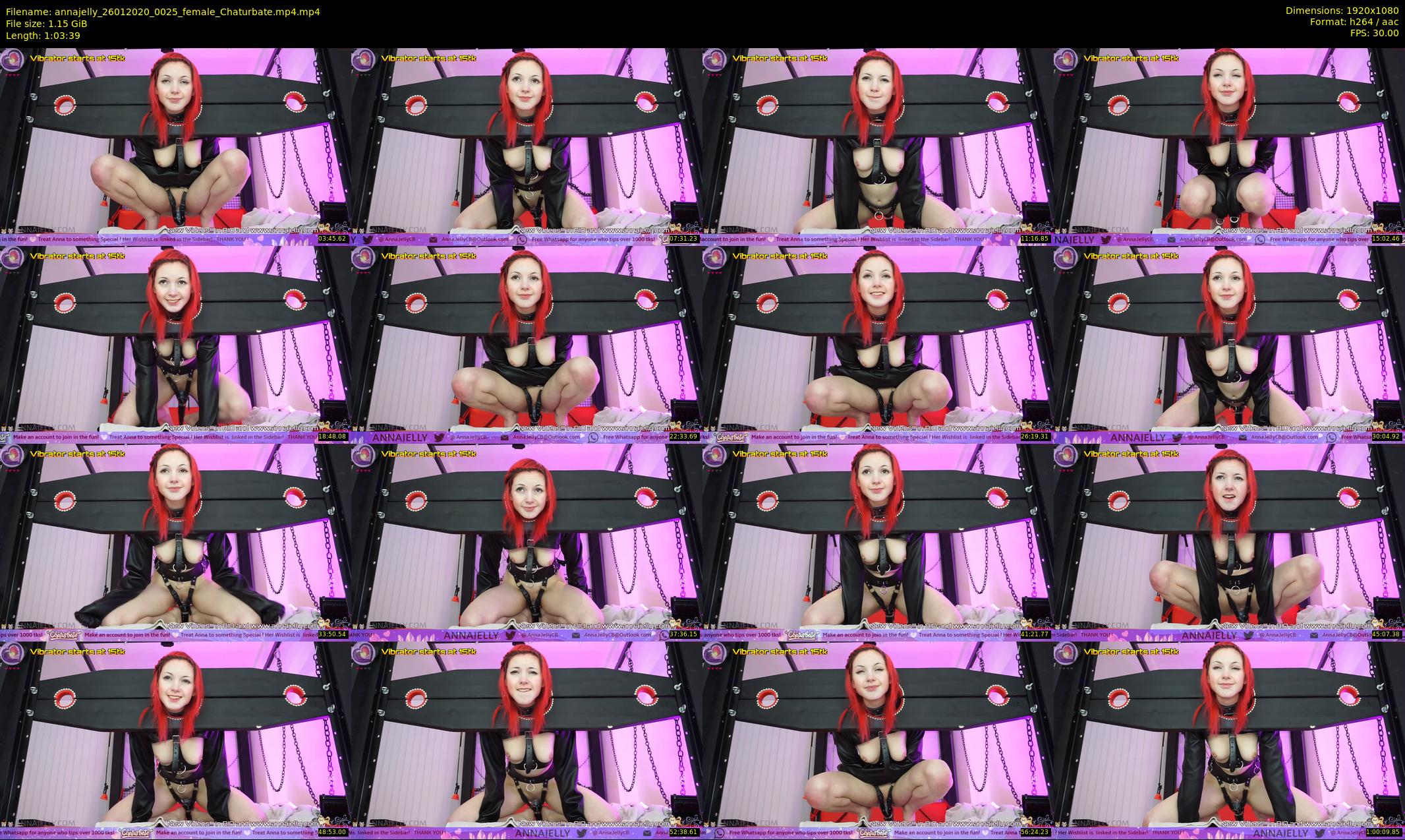 annajelly — 64 minute Chaturbate couple cam show recording, 1080p, Jan 26, 2020