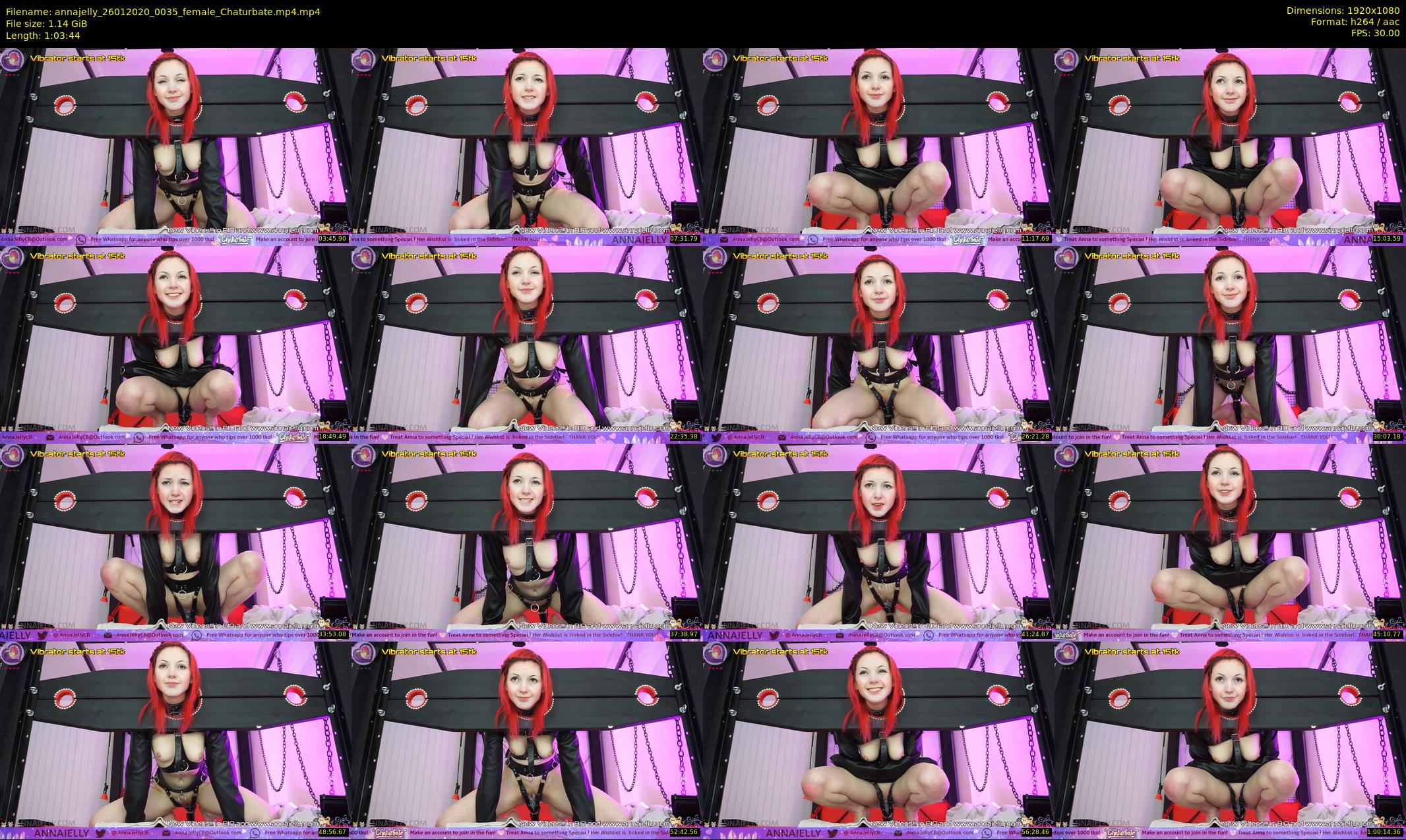 annajelly — 64 minute Chaturbate couple cam show recording, 1080p, Jan 26, 2020