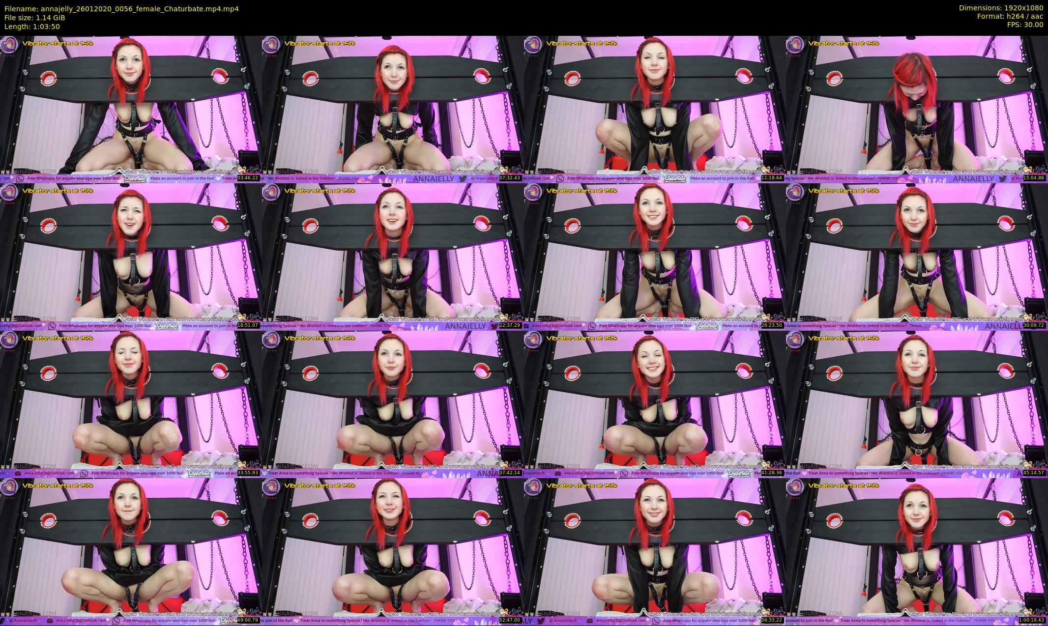 annajelly — 64 minute Chaturbate couple cam show recording, 1080p, Jan 26, 2020