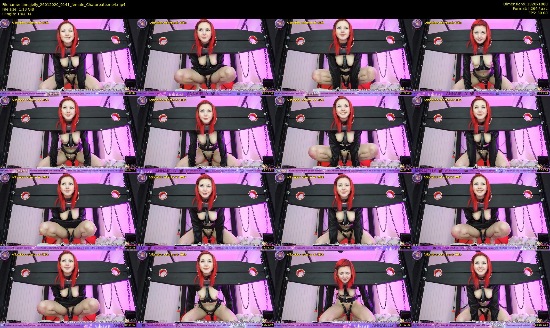 annajelly — 65 minute Chaturbate couple cam show recording, 1080p, Jan 26, 2020