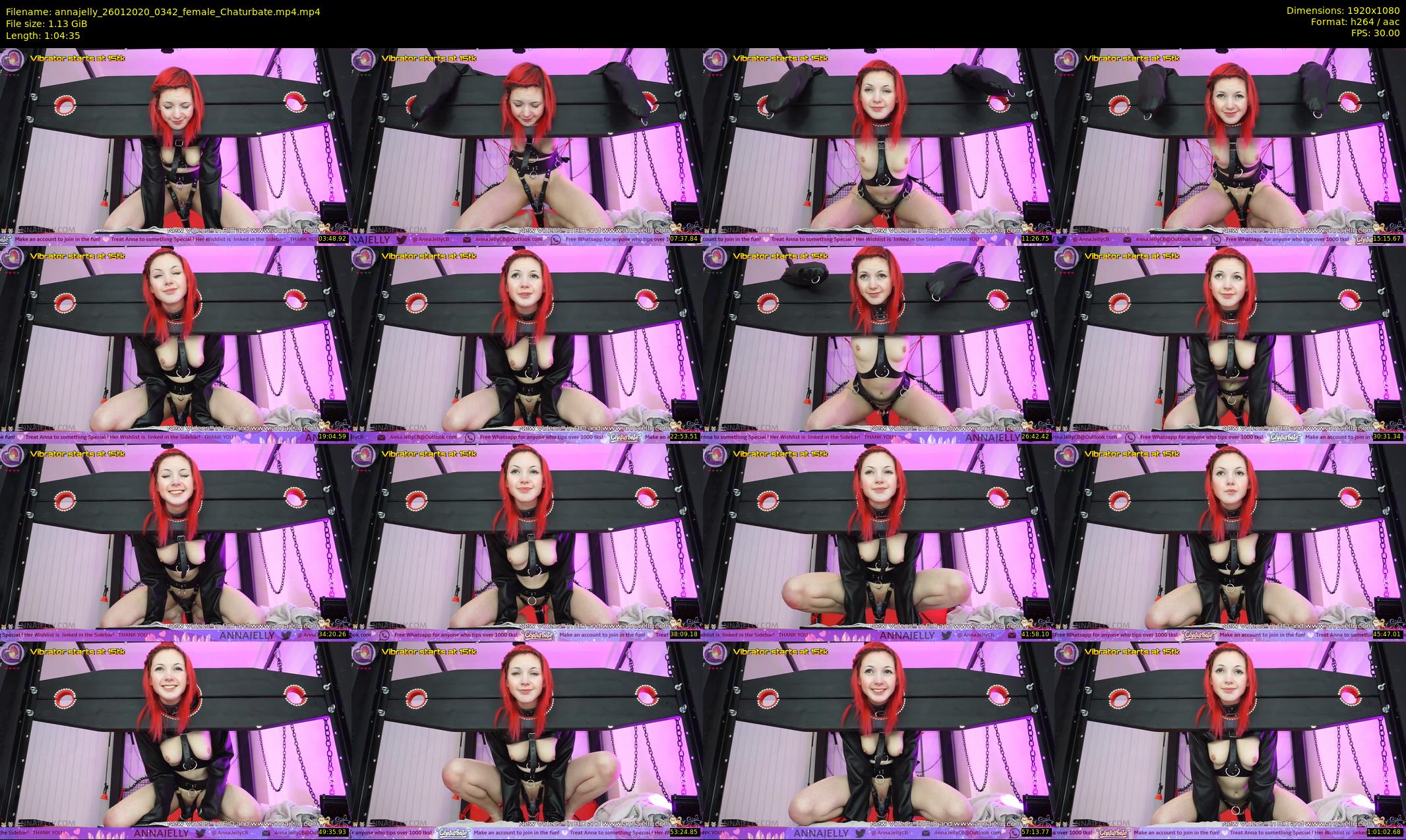 annajelly — 65 minute Chaturbate couple cam show recording, 1080p, Jan 26, 2020