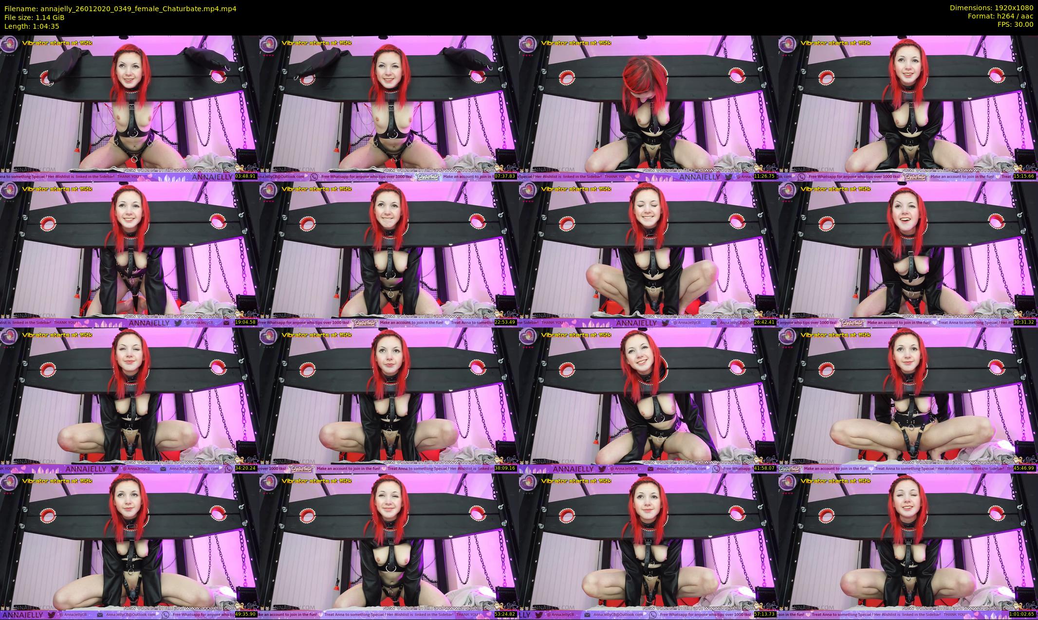 annajelly — 65 minute Chaturbate couple cam show recording, 1080p, Jan 26, 2020