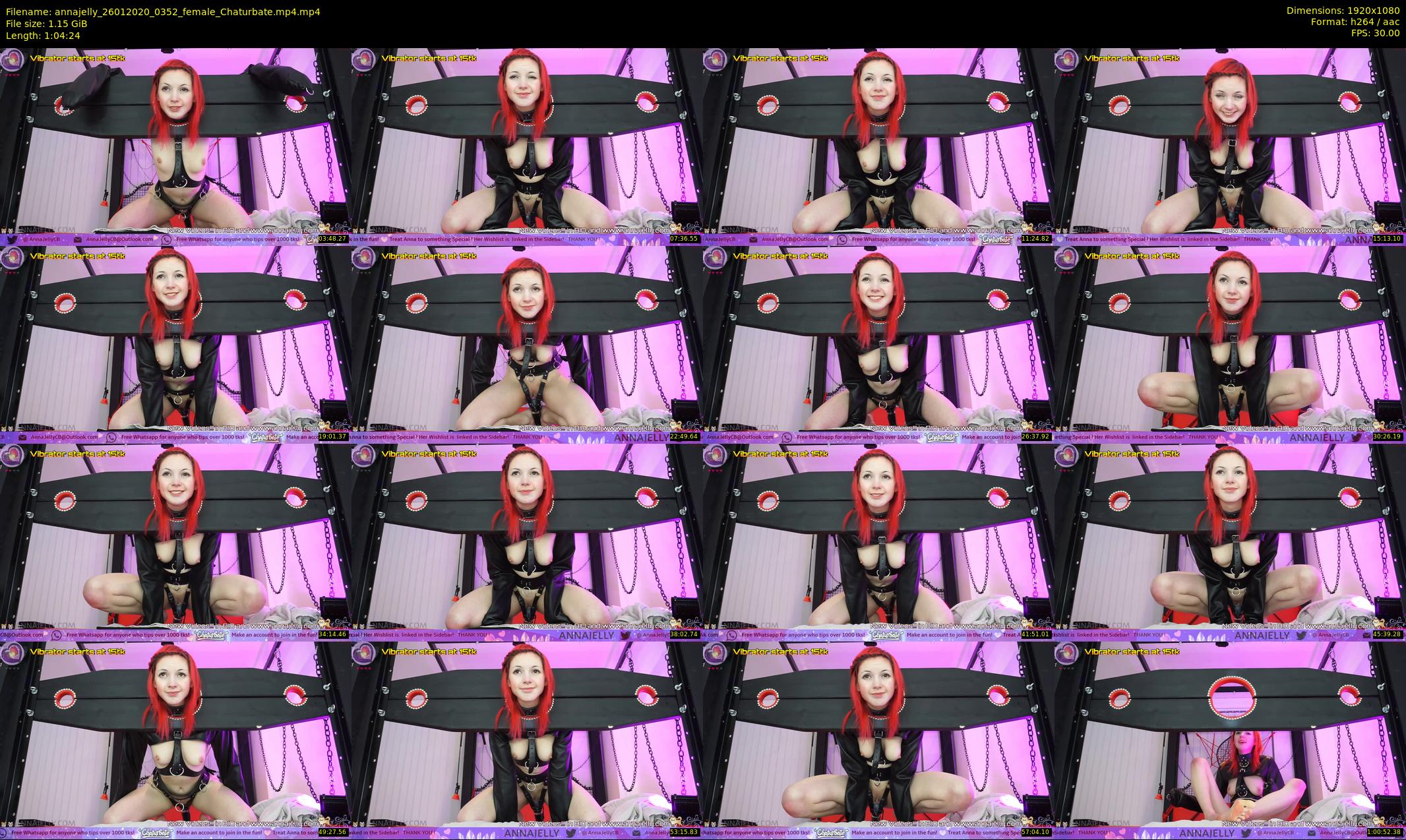 annajelly — 65 minute Chaturbate couple cam show recording, 1080p, Jan 26, 2020