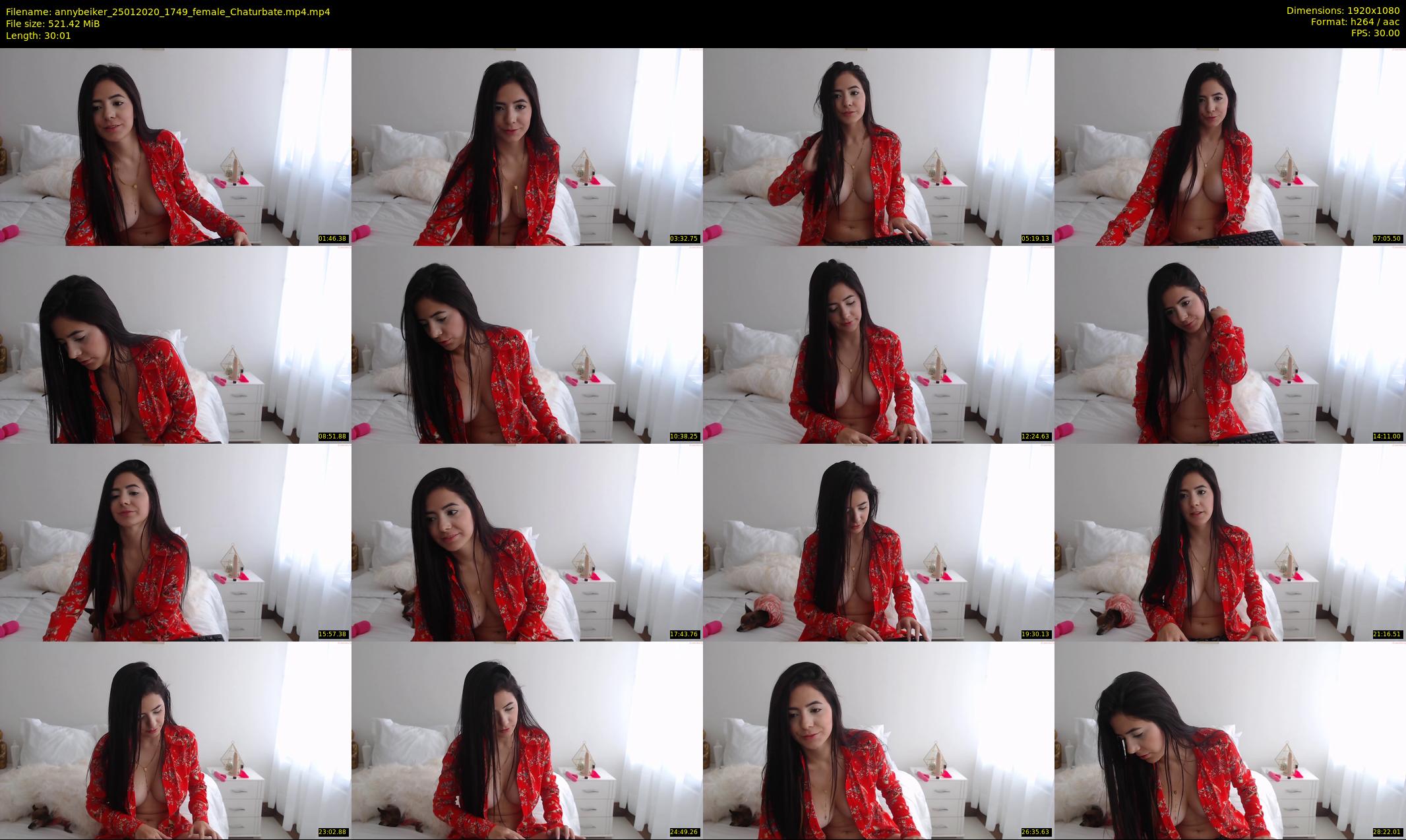 annybeiker — 31 minute Chaturbate female cam show recording, 1080p, Jan 25, 2020