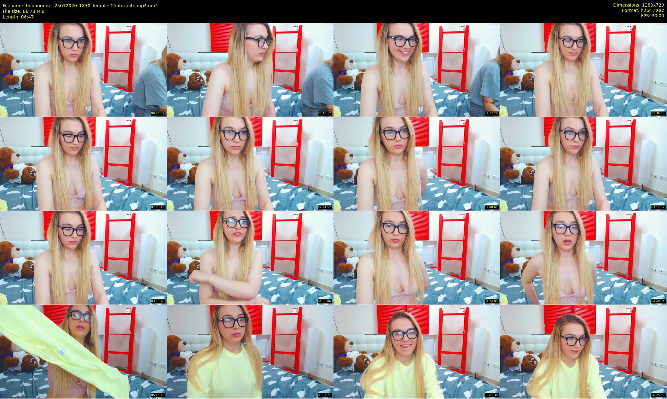 boooooom_ — 7 minute Chaturbate female cam show recording, 720p, Jan 25, 2020