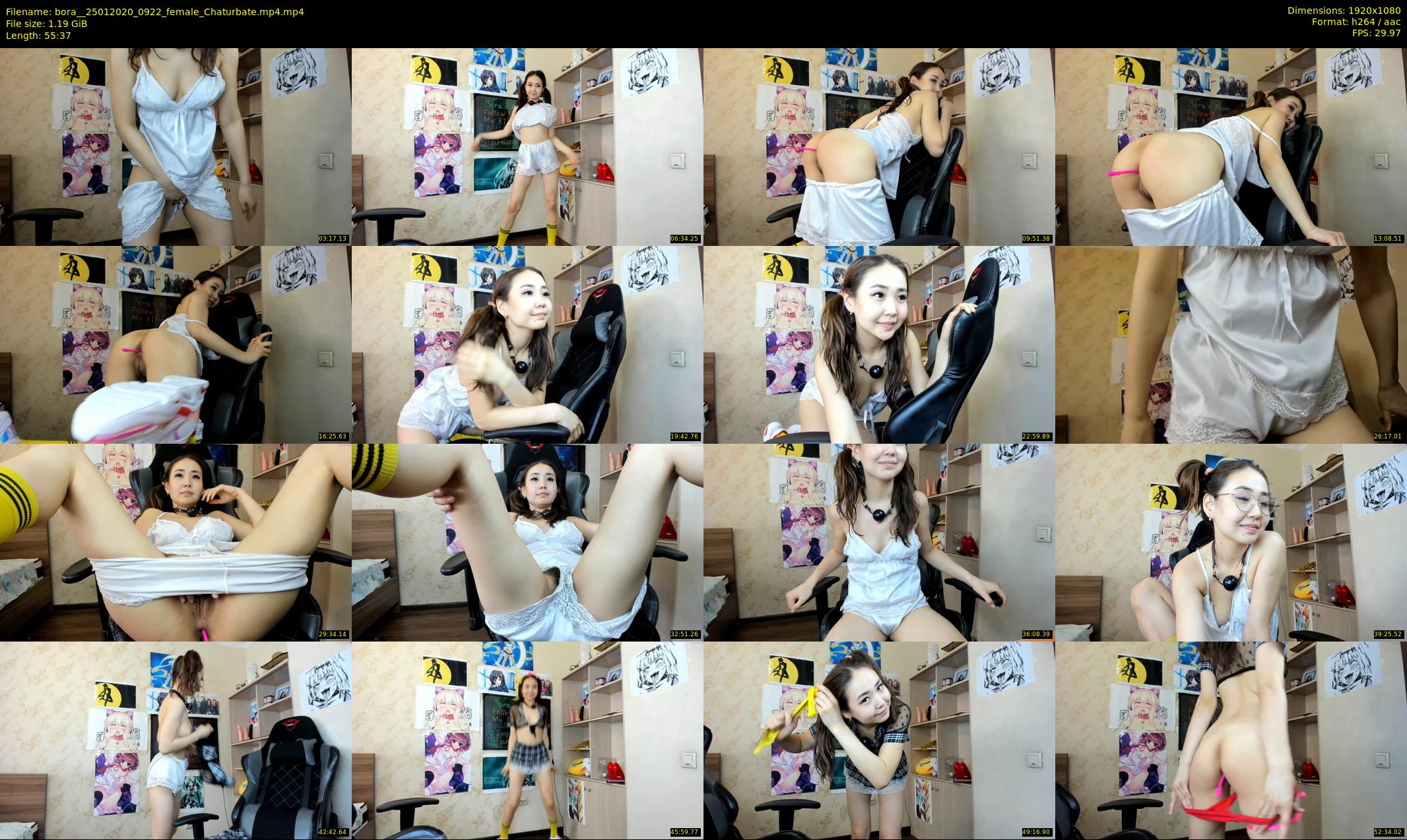 bora_ — 56 minute Chaturbate female cam show recording, 1080p, Jan 25, 2020