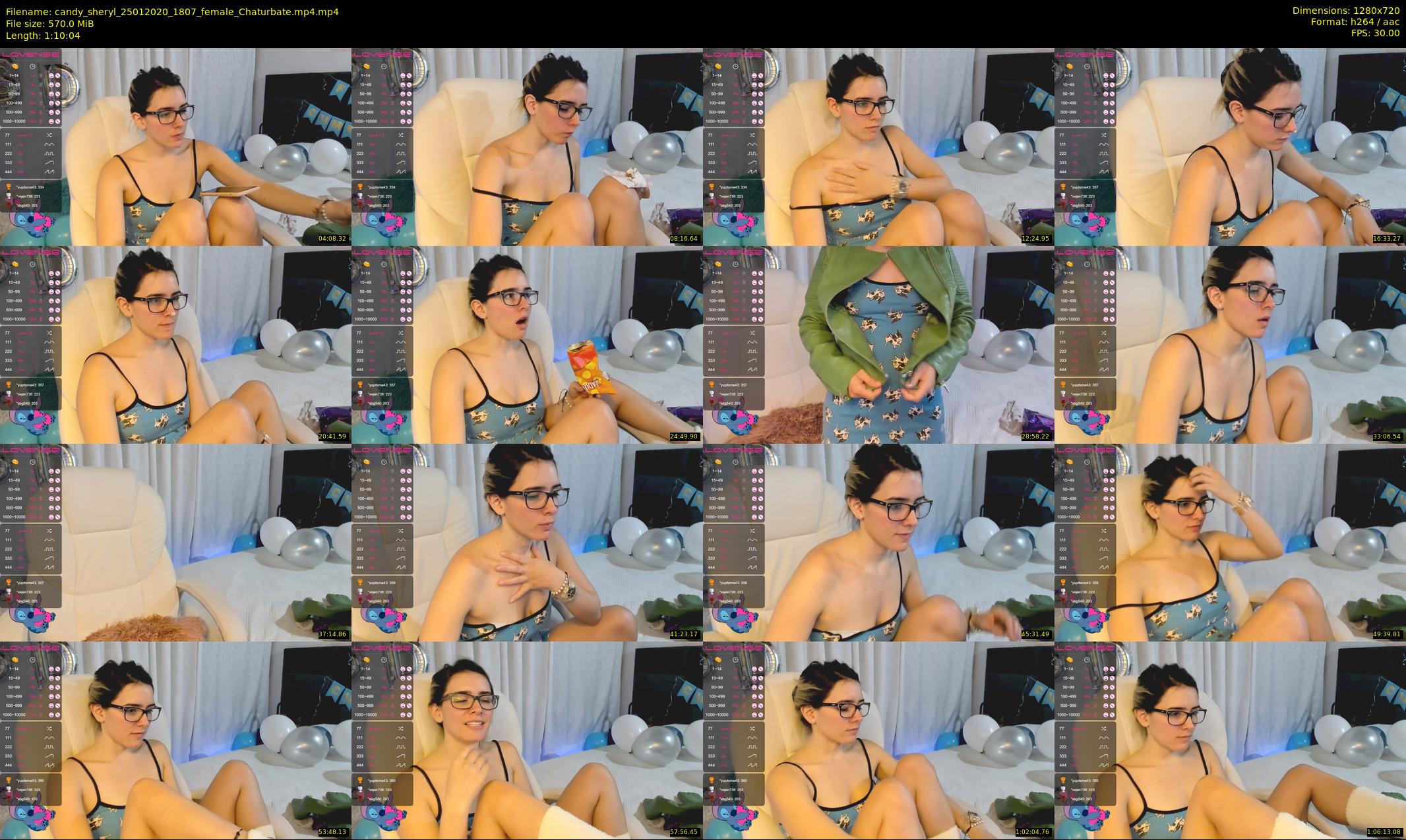 candy_sheryl — 71 minute Chaturbate female cam show recording, 720p, Jan 25, 2020