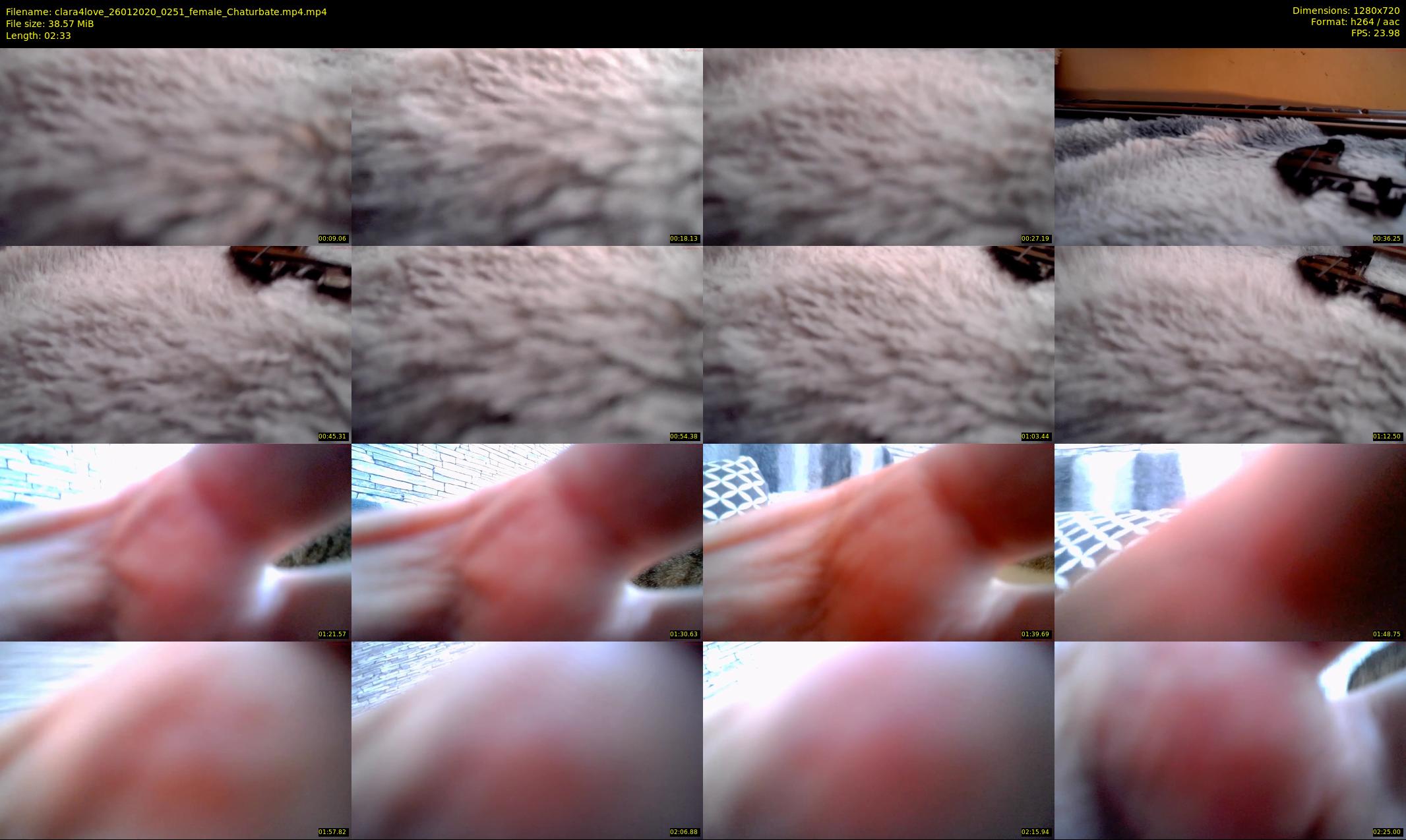 clara4love — 3 minute Chaturbate female cam show recording, 720p, Jan 26, 2020