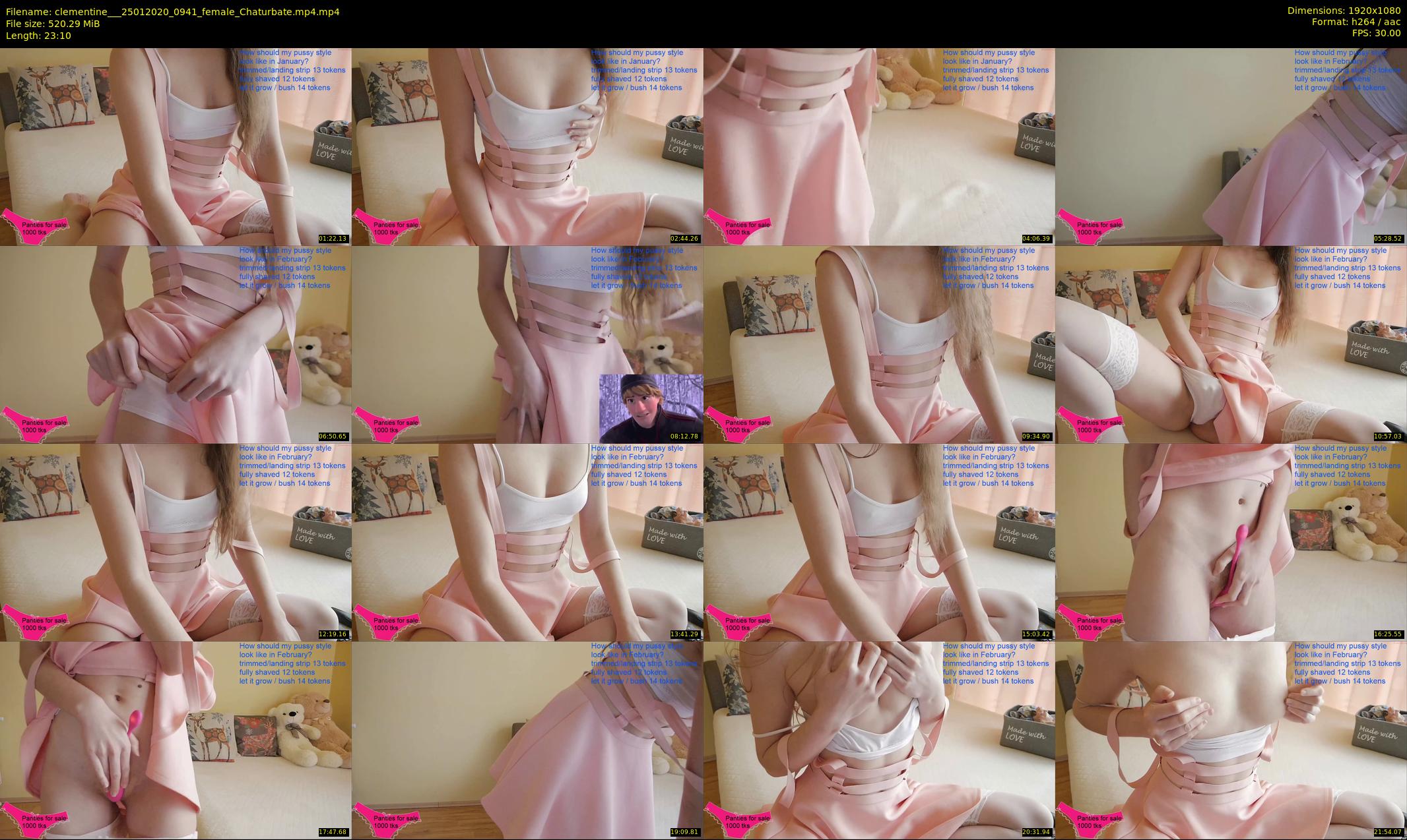 clementine__ — 24 minute Chaturbate female cam show recording, 1080p, Jan 25, 2020