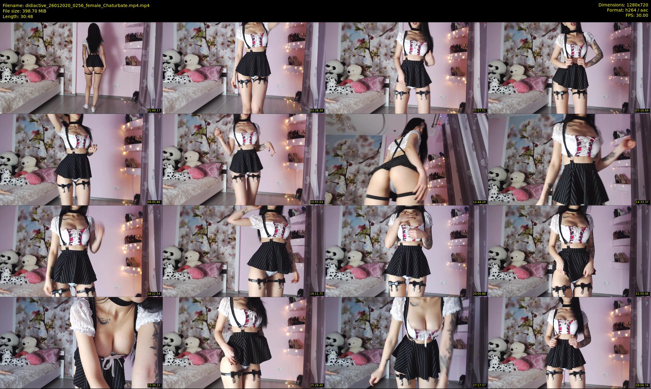 didiactive — 31 minute Chaturbate female cam show recording, 720p, Jan 26, 2020