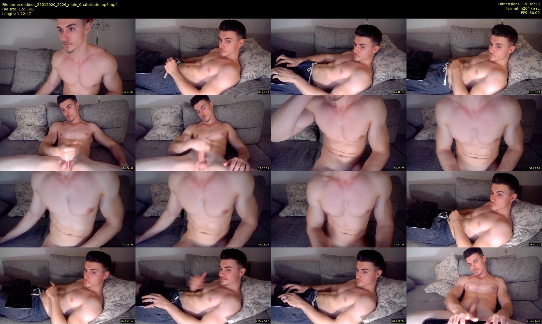 eddieds — 83 minute Chaturbate male cam show recording, 720p, Jan 25, 2020