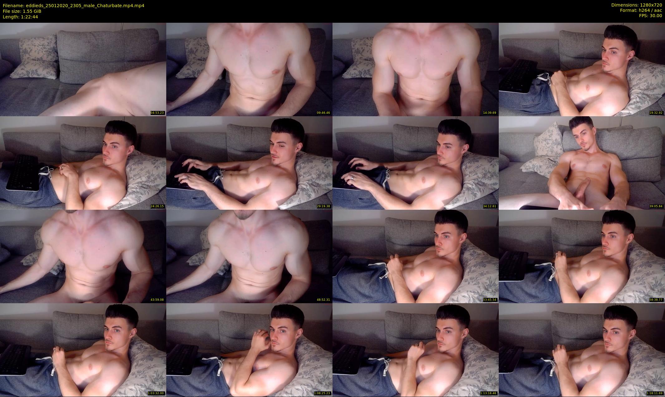 eddieds — 83 minute Chaturbate male cam show recording, 720p, Jan 25, 2020