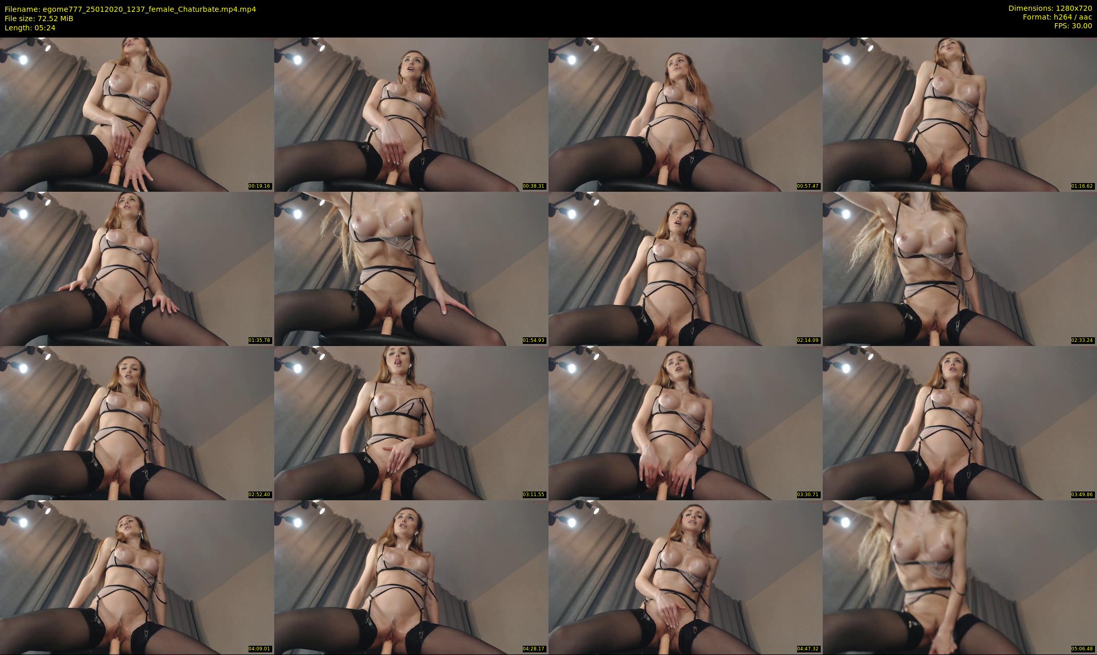egome777 — 6 minute Chaturbate female cam show recording, 720p, Jan 25, 2020