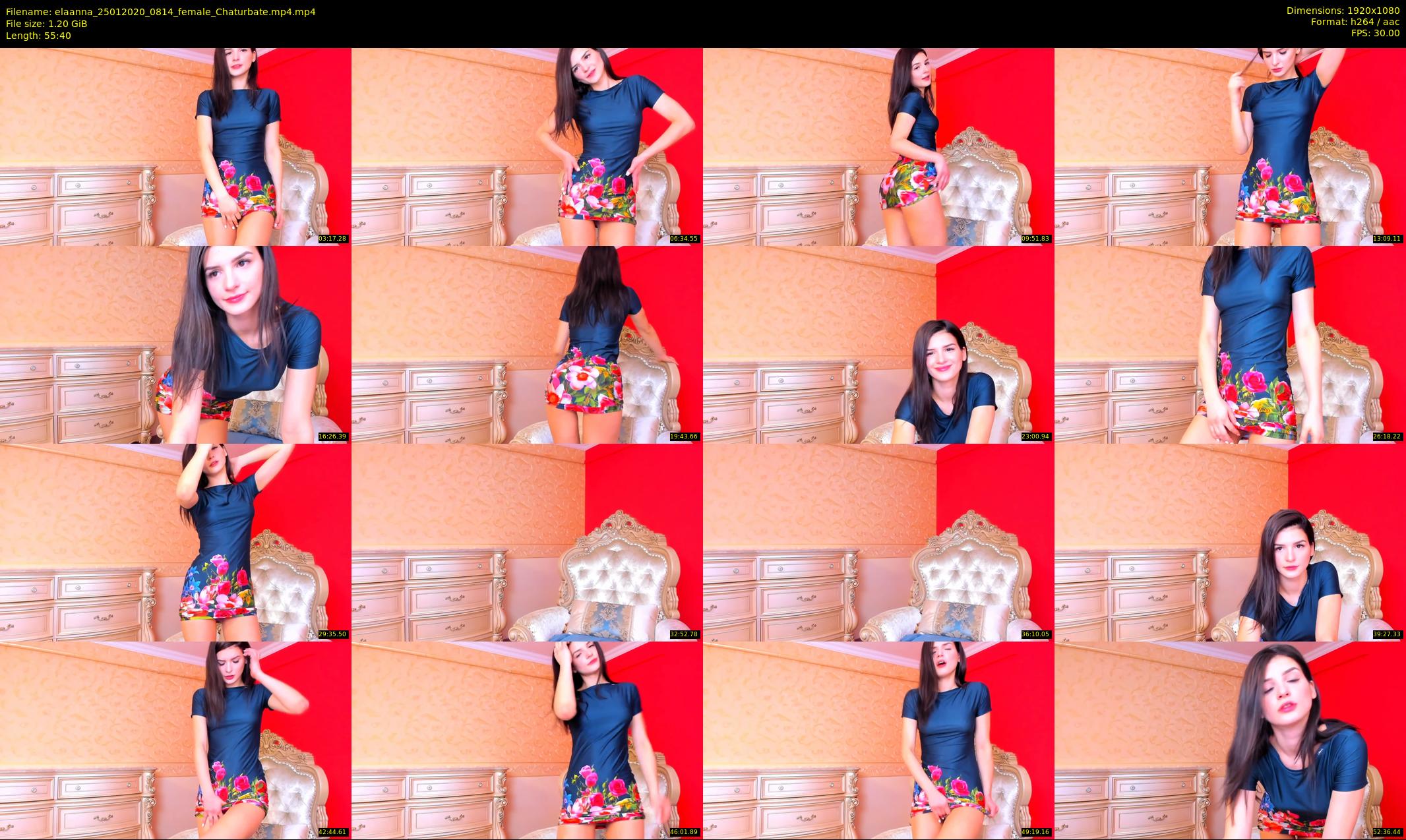 elaanna — 56 minute Chaturbate female cam show recording, 1080p, Jan 25, 2020