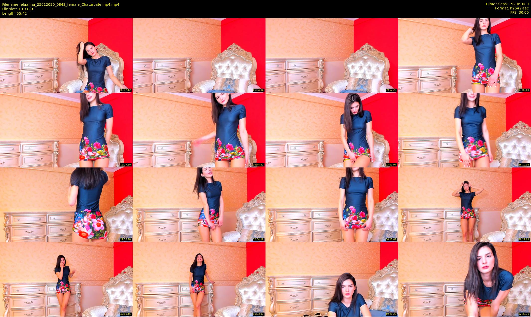 elaanna — 56 minute Chaturbate female cam show recording, 1080p, Jan 25, 2020