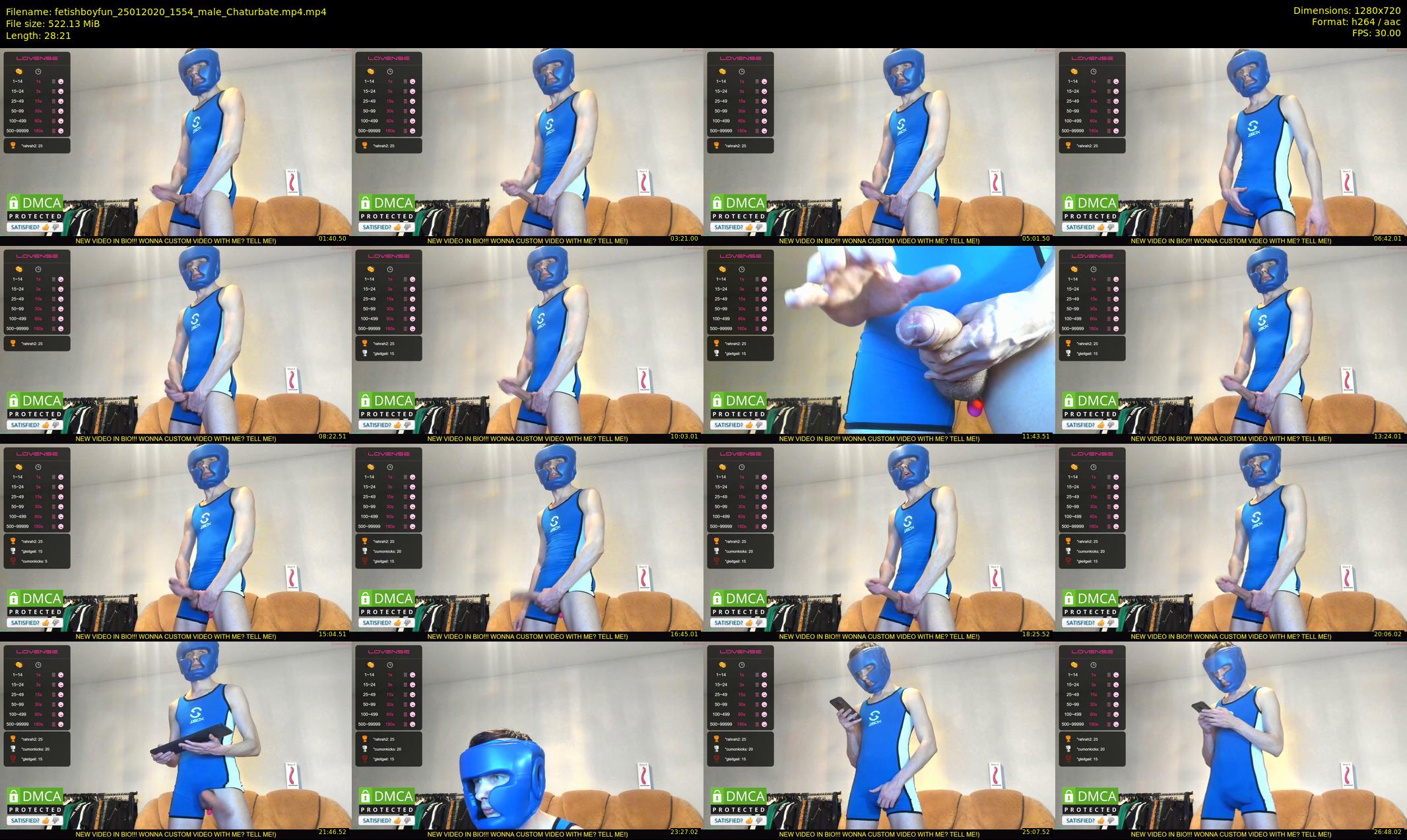 fetishboyfun — 29 minute Chaturbate male cam show recording, 720p, Jan 25, 2020