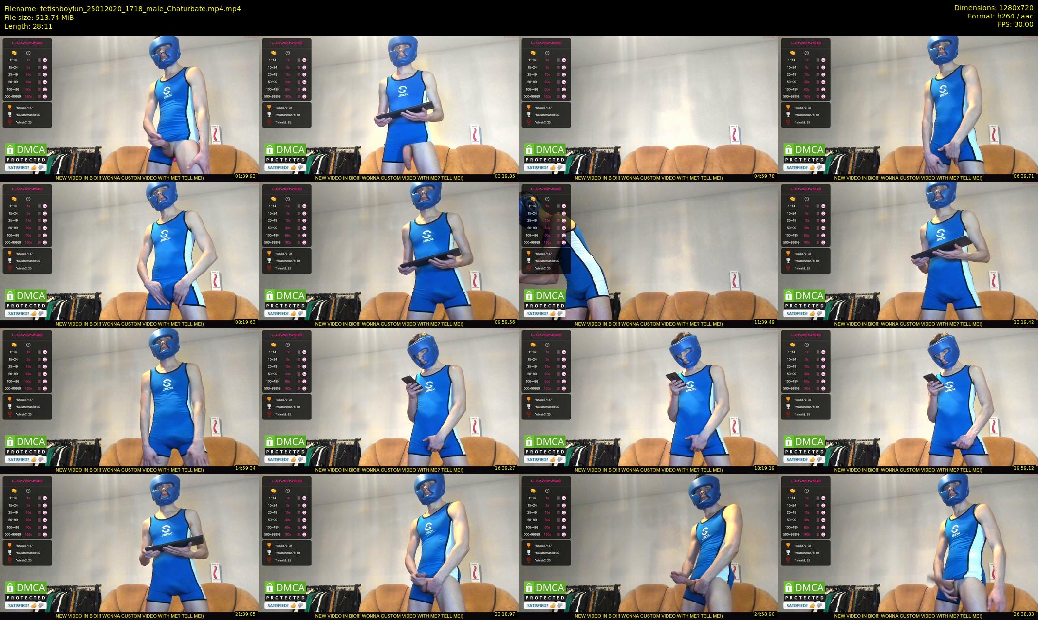 fetishboyfun — 29 minute Chaturbate male cam show recording, 720p, Jan 25, 2020