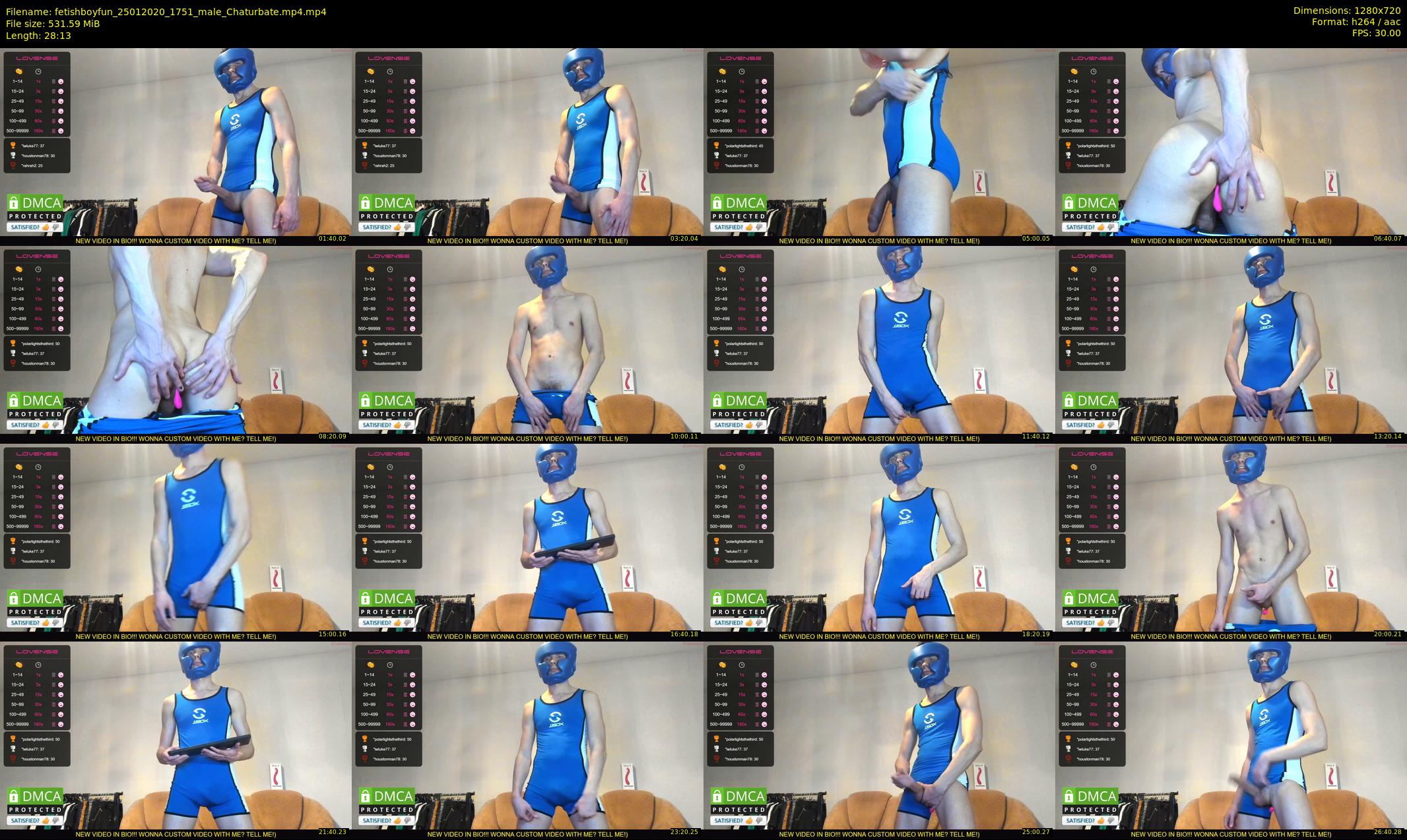 fetishboyfun — 29 minute Chaturbate male cam show recording, 720p, Jan 25, 2020