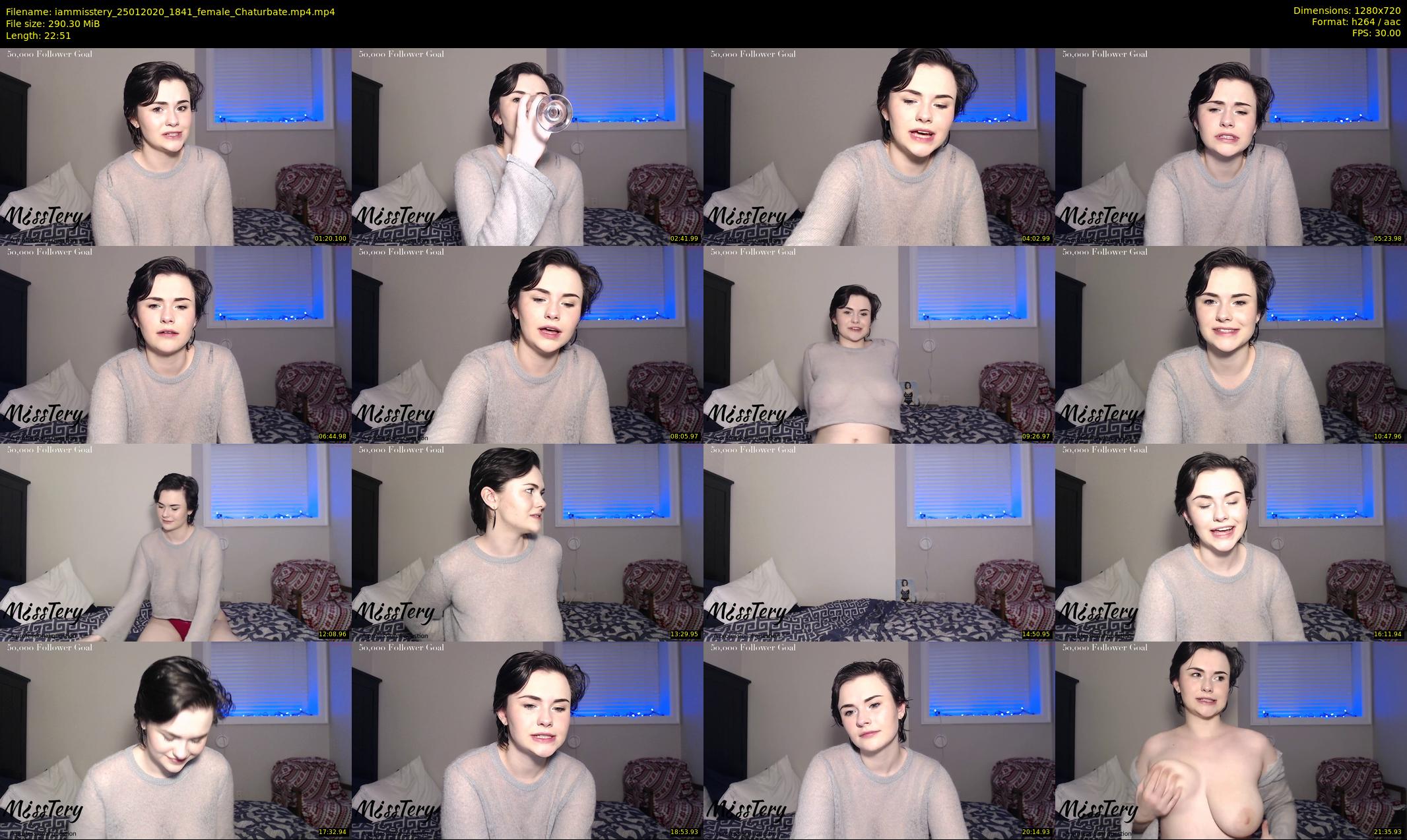 iammisstery — 23 minute Chaturbate female cam show recording, 720p, Jan 25, 2020