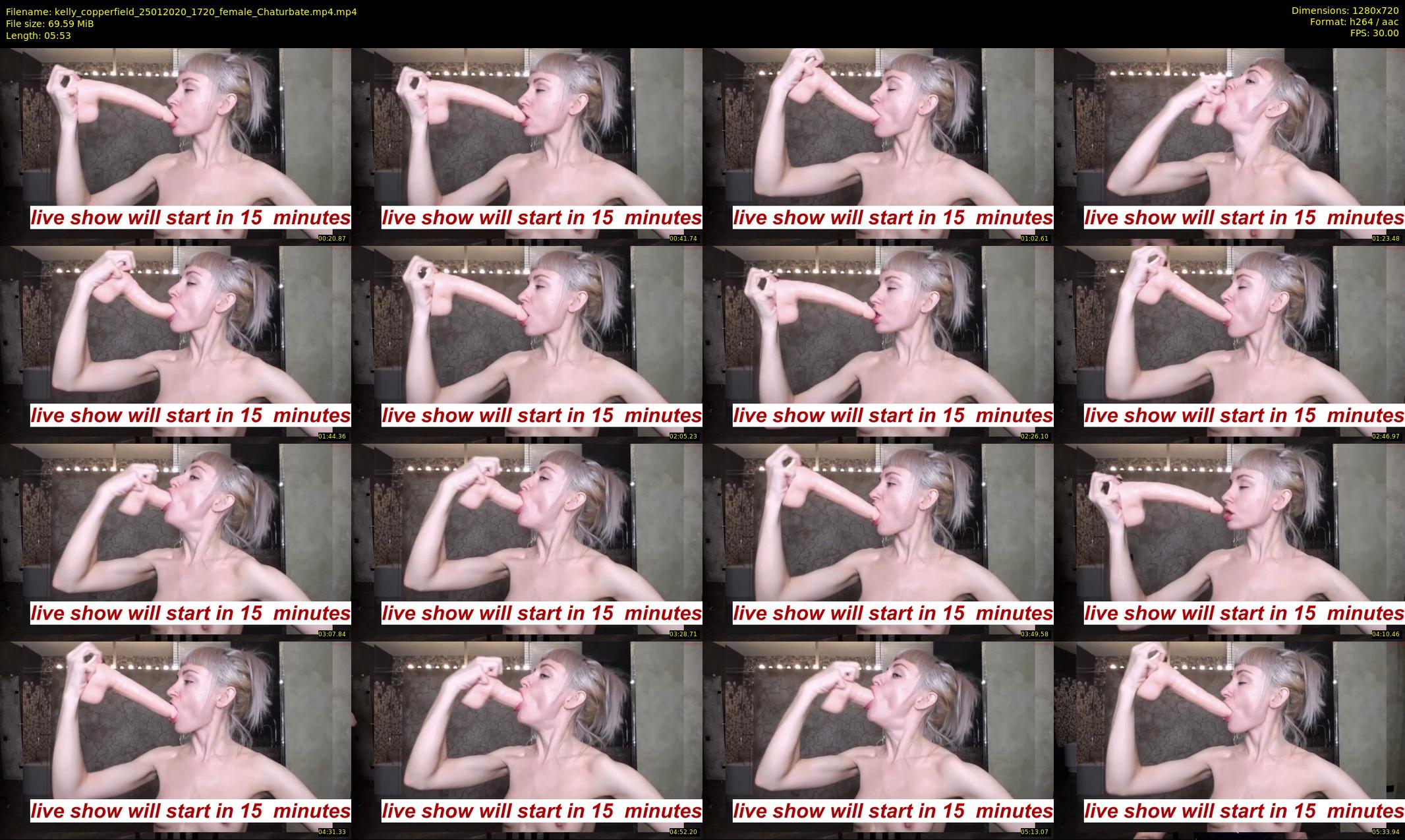 kelly_copperfield — 6 minute Chaturbate female cam show recording, 720p, Jan 25, 2020