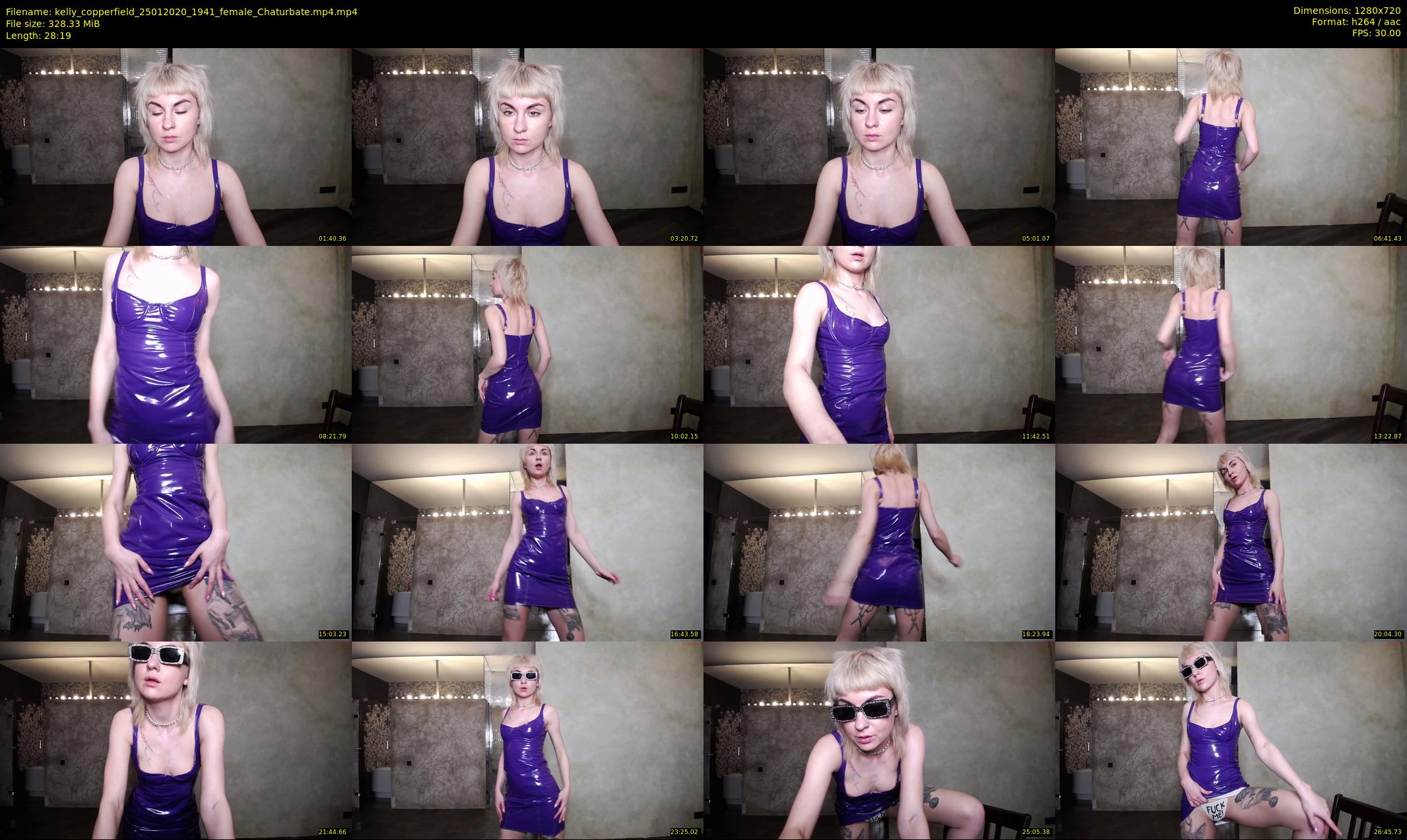 kelly_copperfield — 29 minute Chaturbate female cam show recording, 720p, Jan 25, 2020