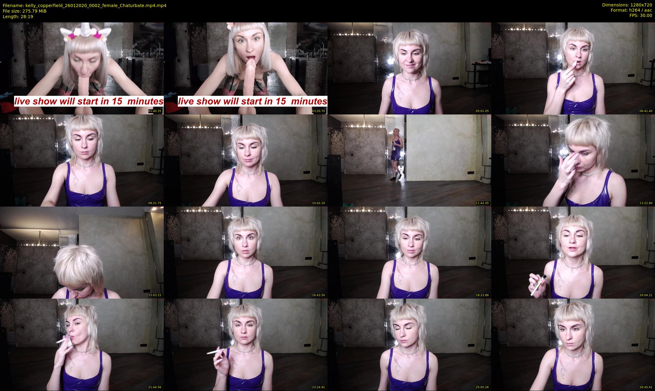 kelly_copperfield — 29 minute Chaturbate female cam show recording, 720p, Jan 26, 2020