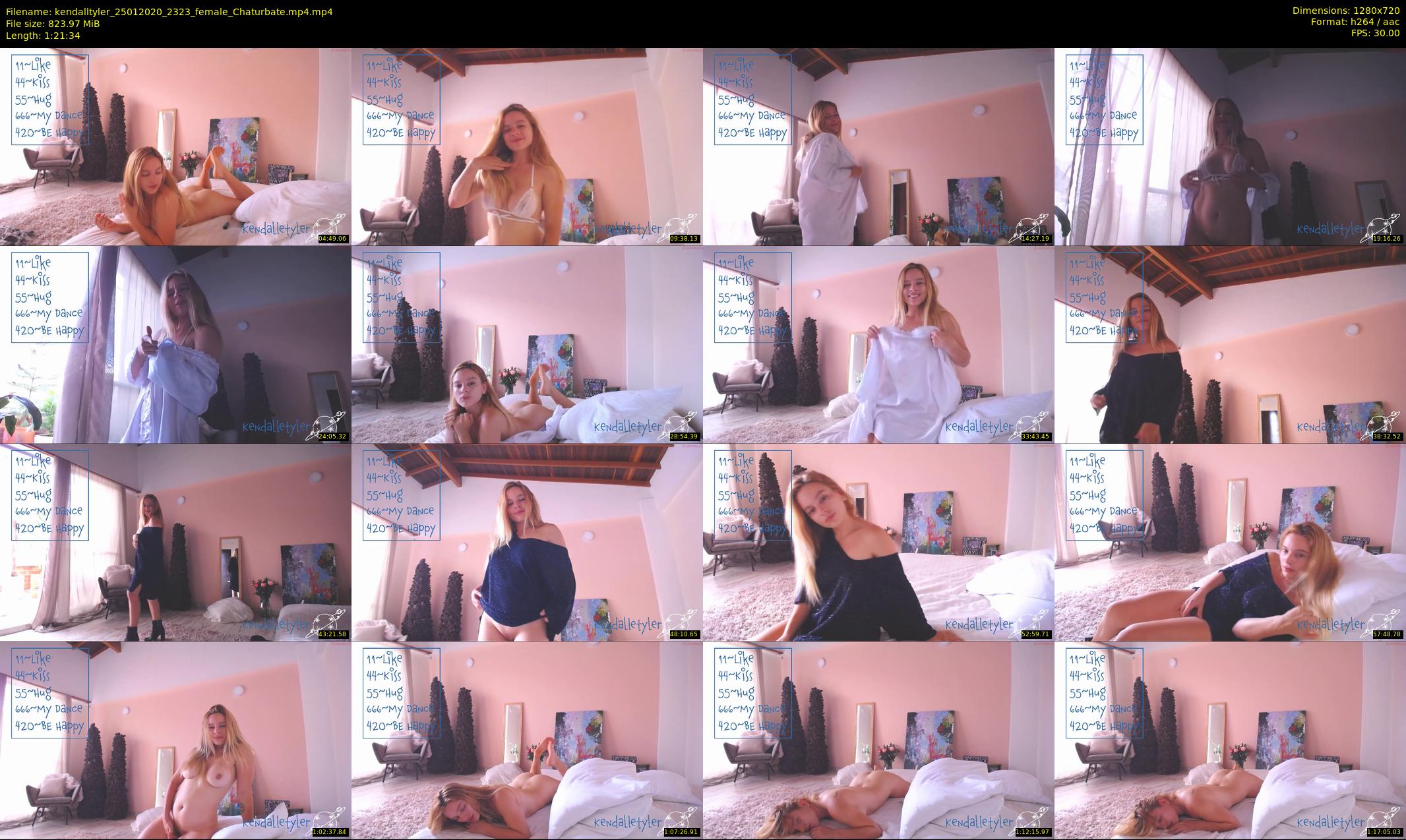 kendalltyler — 82 minute Chaturbate female cam show recording, 720p, Jan 25, 2020
