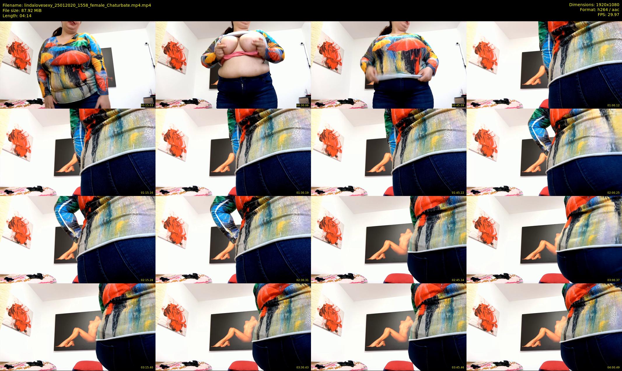 lindalovesexy — 5 minute Chaturbate female cam show recording, 1080p, Jan 25, 2020
