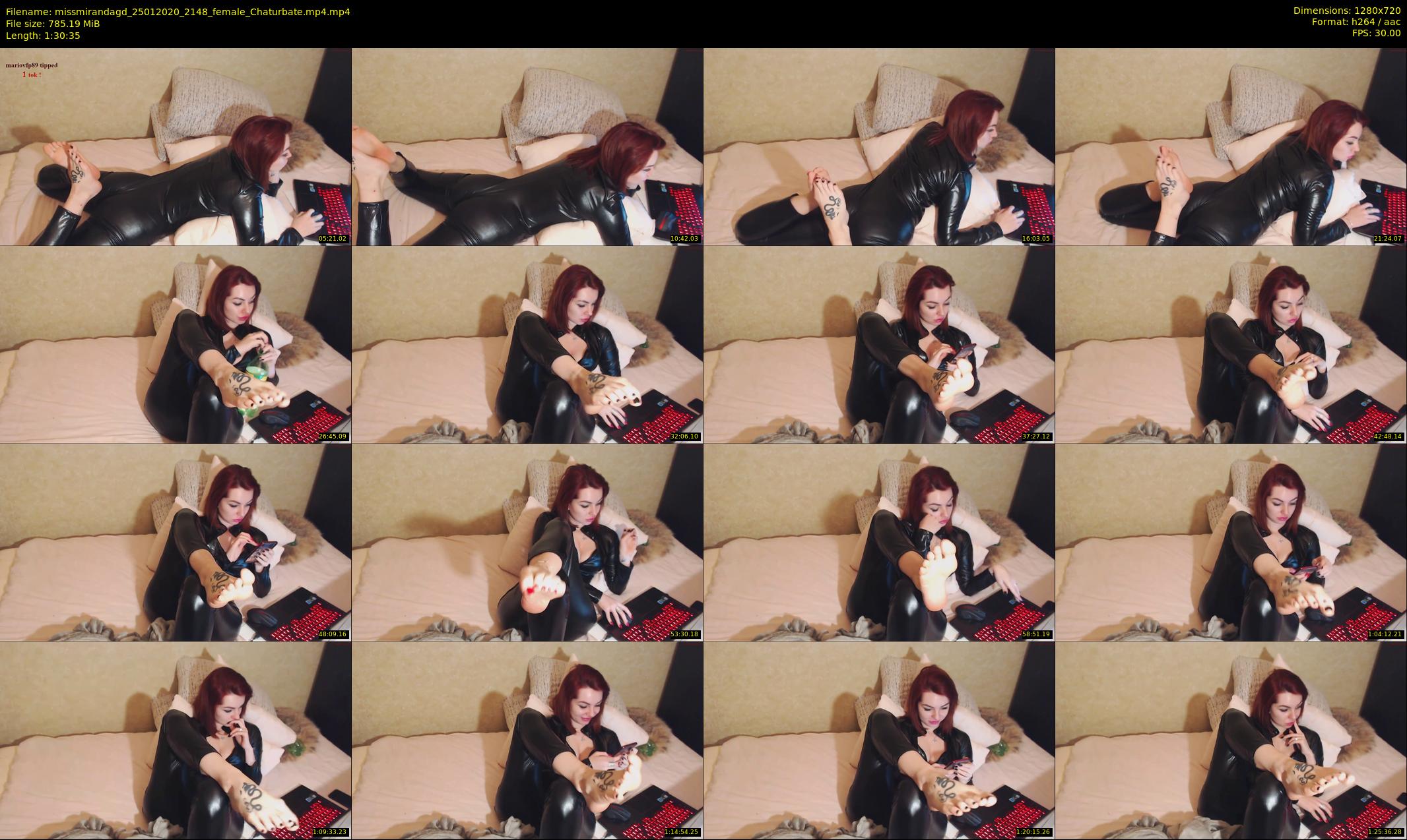 missmirandagd — 91 minute Chaturbate female cam show recording, 720p, Jan 25, 2020