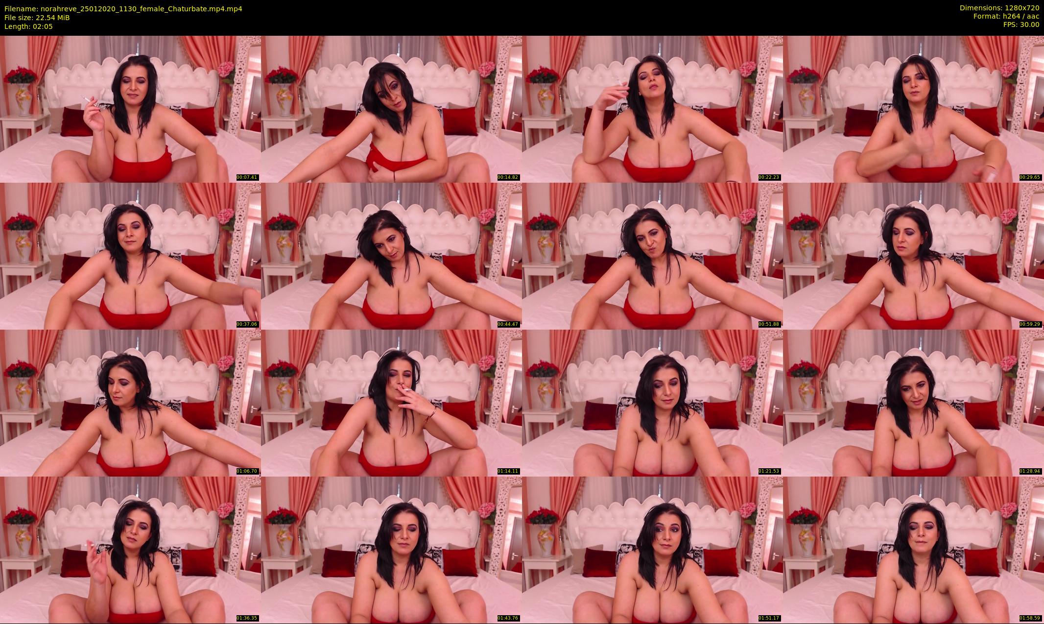 norahreve — 3 minute Chaturbate female cam show recording, 720p, Jan 25, 2020