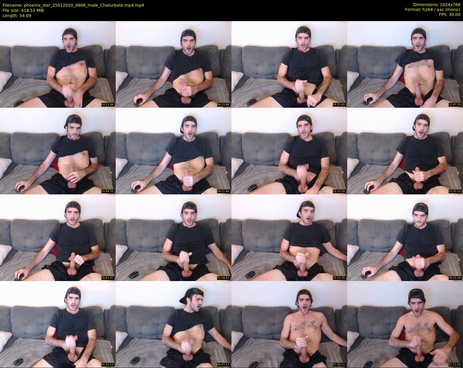 phoenix_star — 55 minute Chaturbate male cam show recording, 720p, Jan 25, 2020