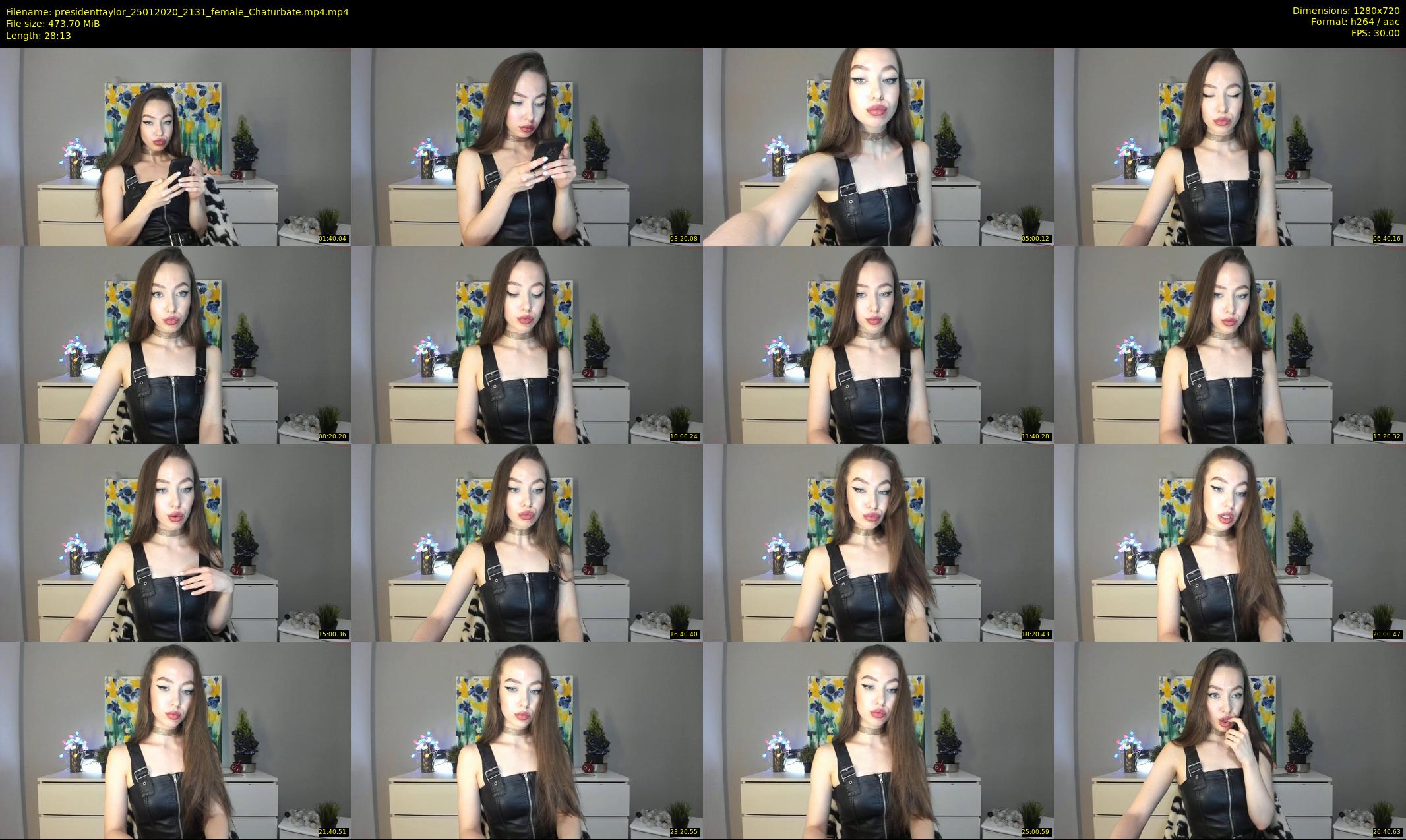 presidenttaylor — 29 minute Chaturbate female cam show recording, 720p, Jan 25, 2020
