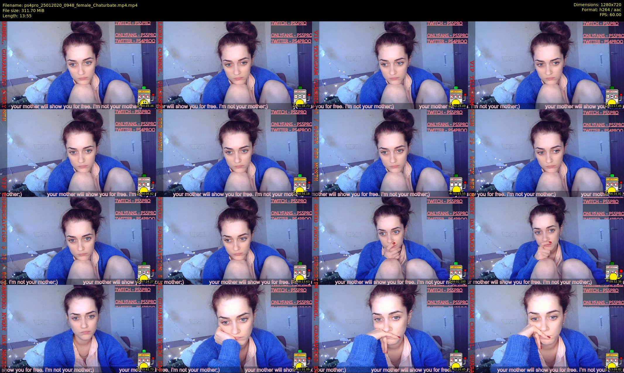 ps4pro — 14 minute Chaturbate female cam show recording, 720p, Jan 25, 2020
