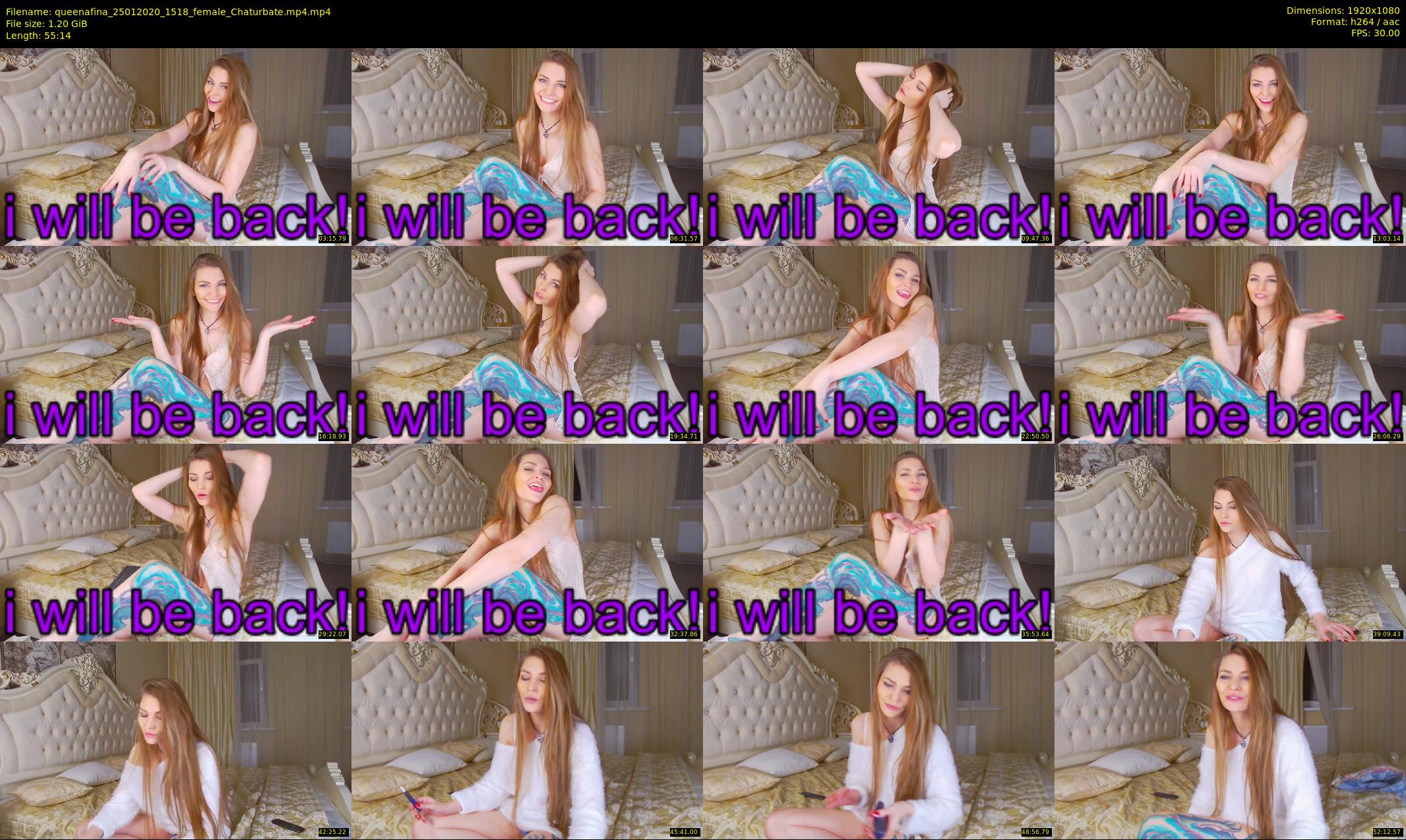queenafina — 56 minute Chaturbate female cam show recording, 1080p, Jan 25, 2020