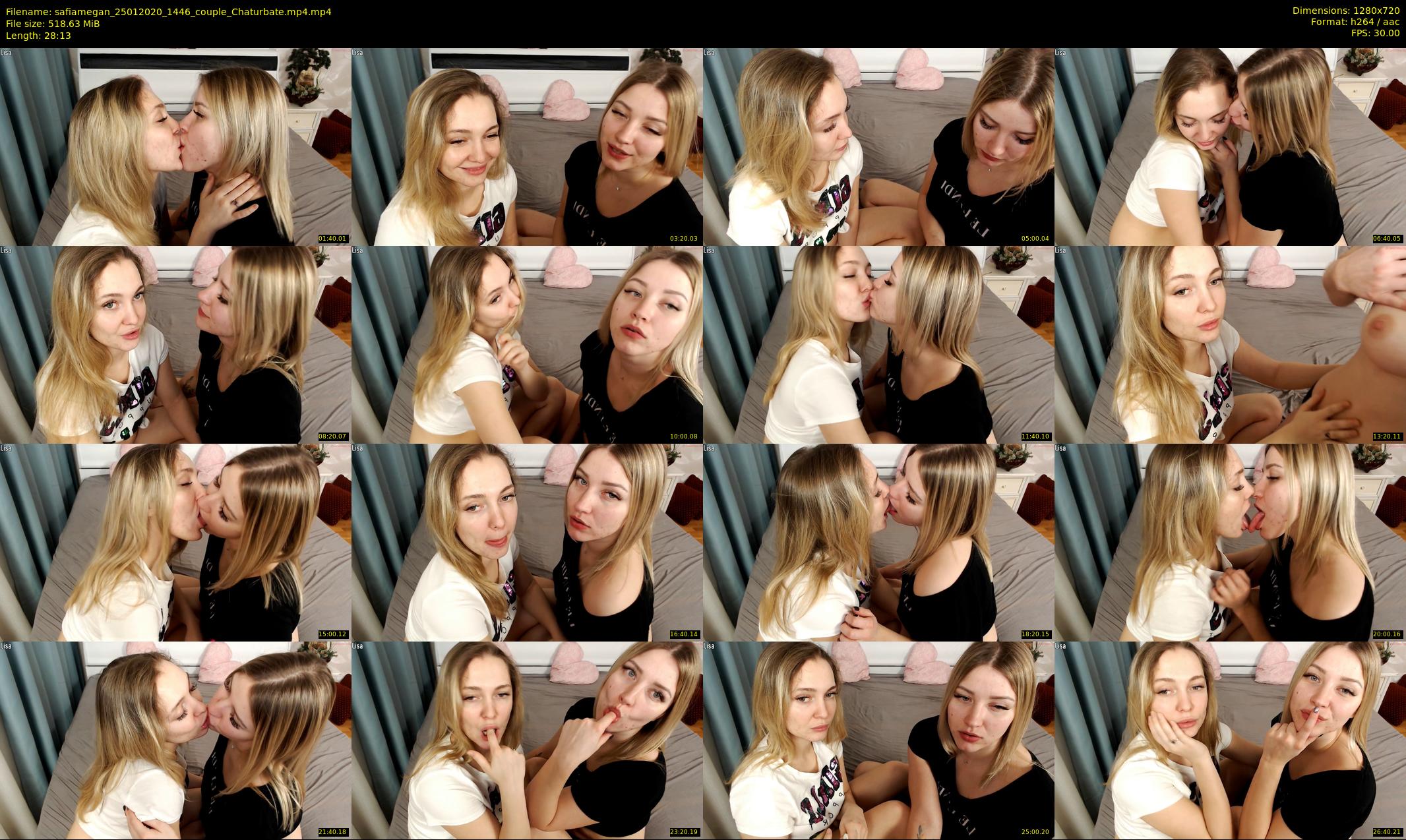 safiamegan — 29 minute Chaturbate couple cam show recording, 720p, Jan 25, 2020