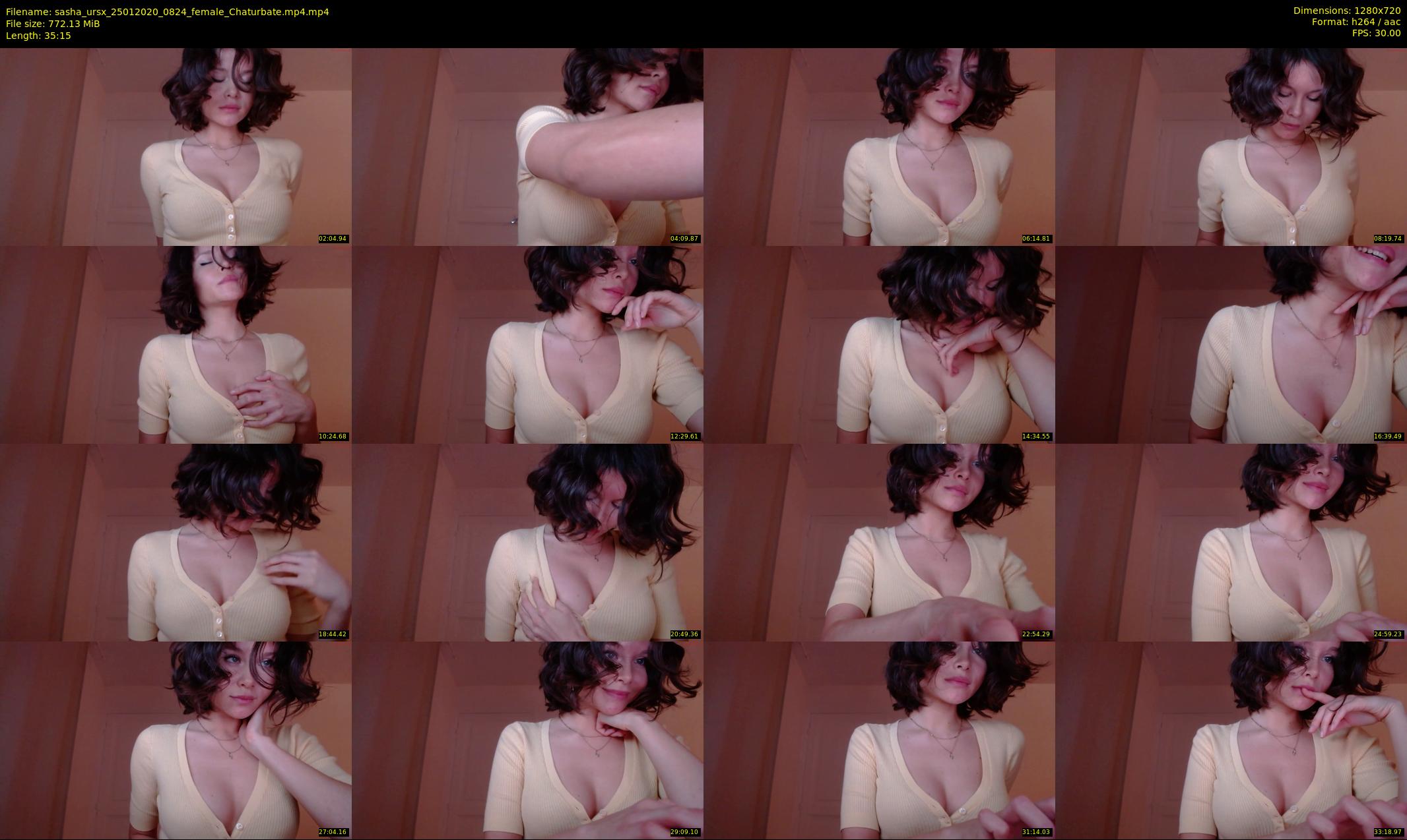 sasha_ursx — 36 minute Chaturbate female cam show recording, 720p, Jan 25, 2020