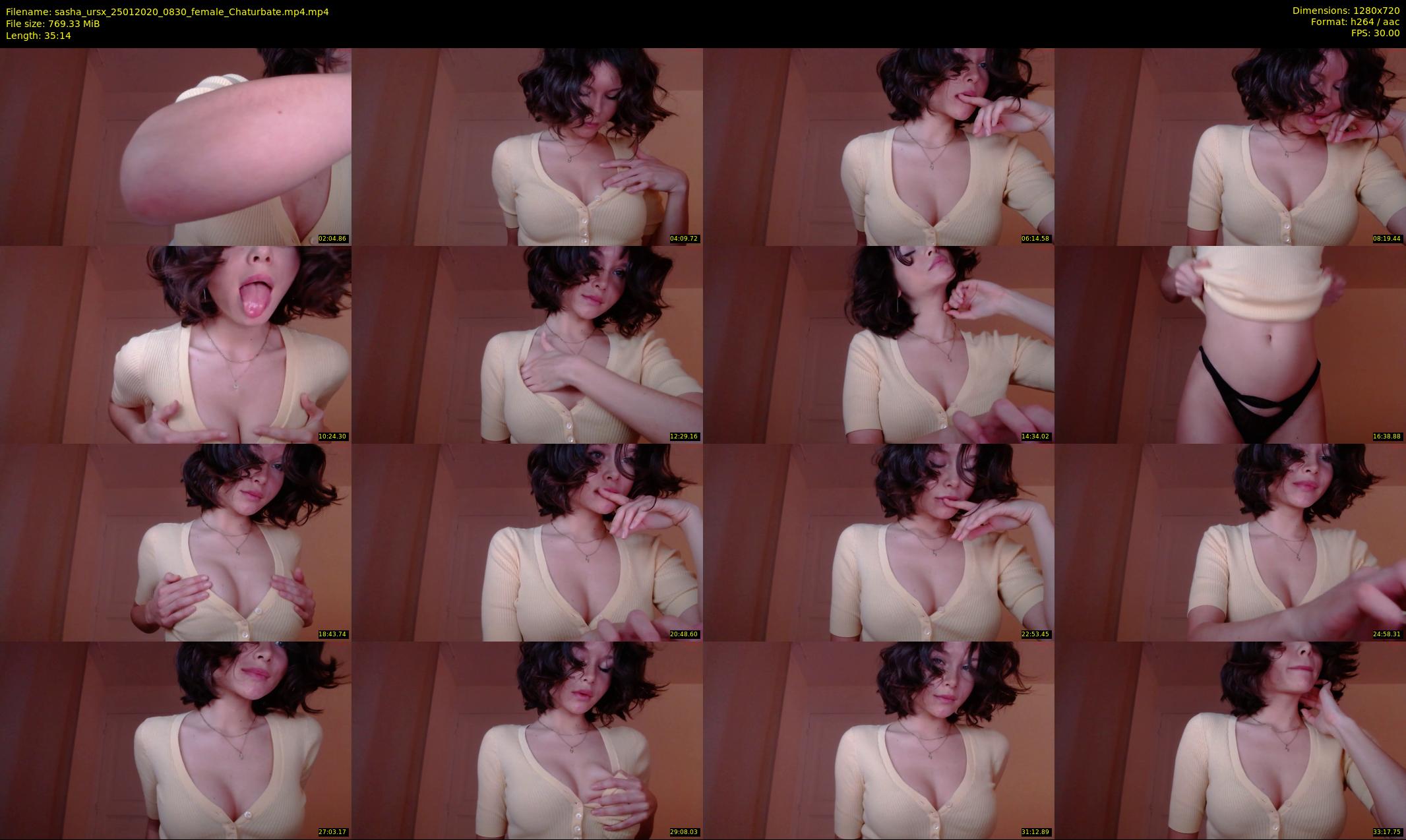 sasha_ursx — 36 minute Chaturbate female cam show recording, 720p, Jan 25, 2020