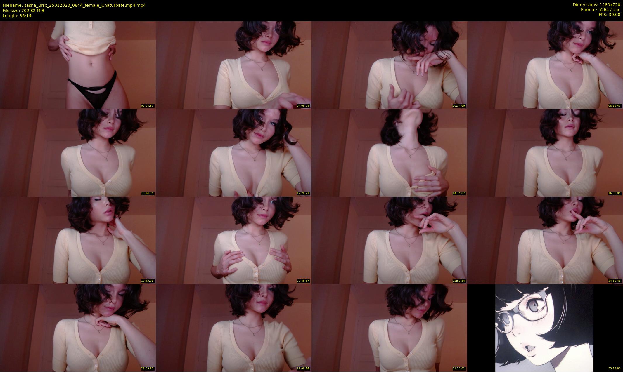 sasha_ursx — 36 minute Chaturbate female cam show recording, 720p, Jan 25, 2020