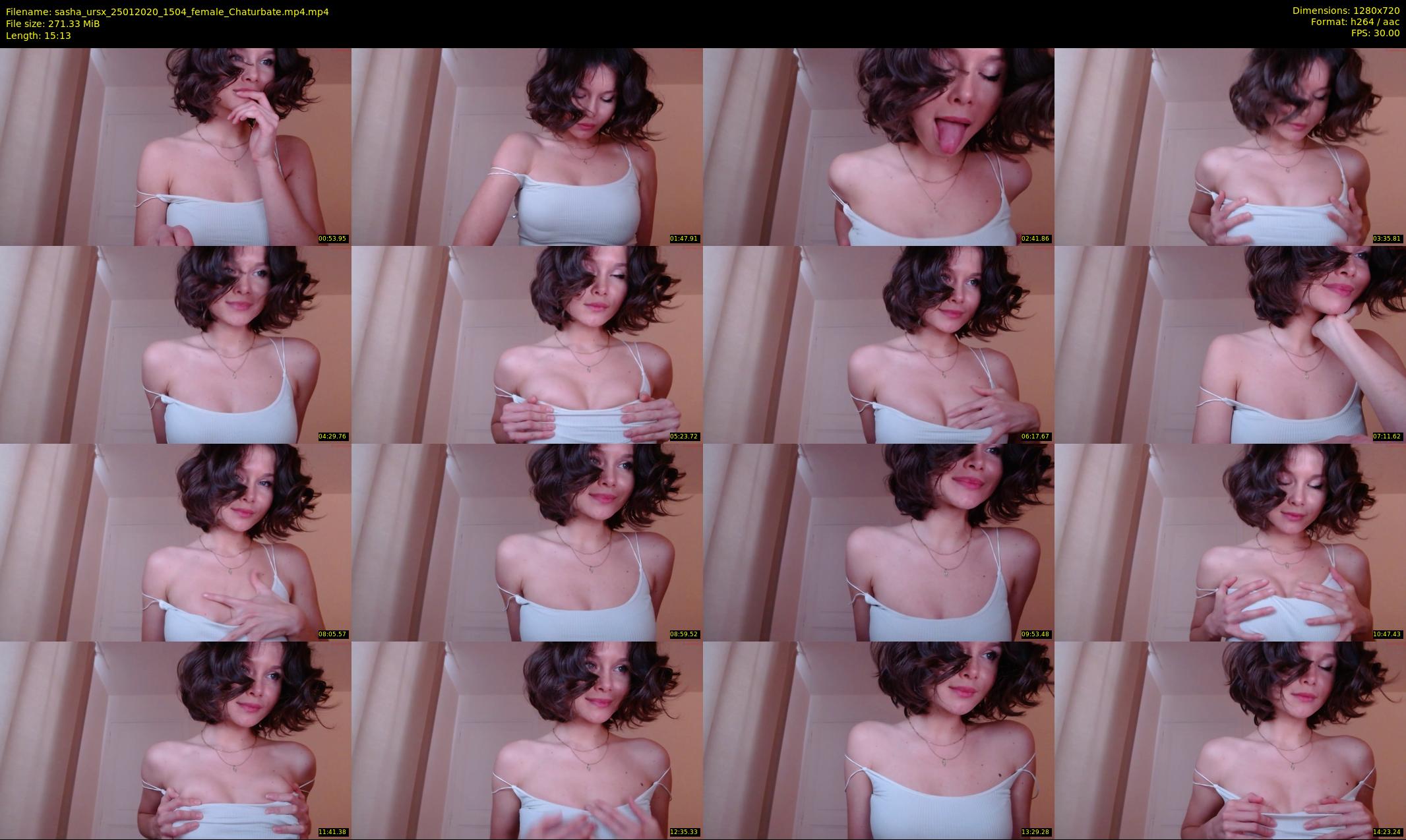 sasha_ursx — 16 minute Chaturbate female cam show recording, 720p, Jan 25, 2020