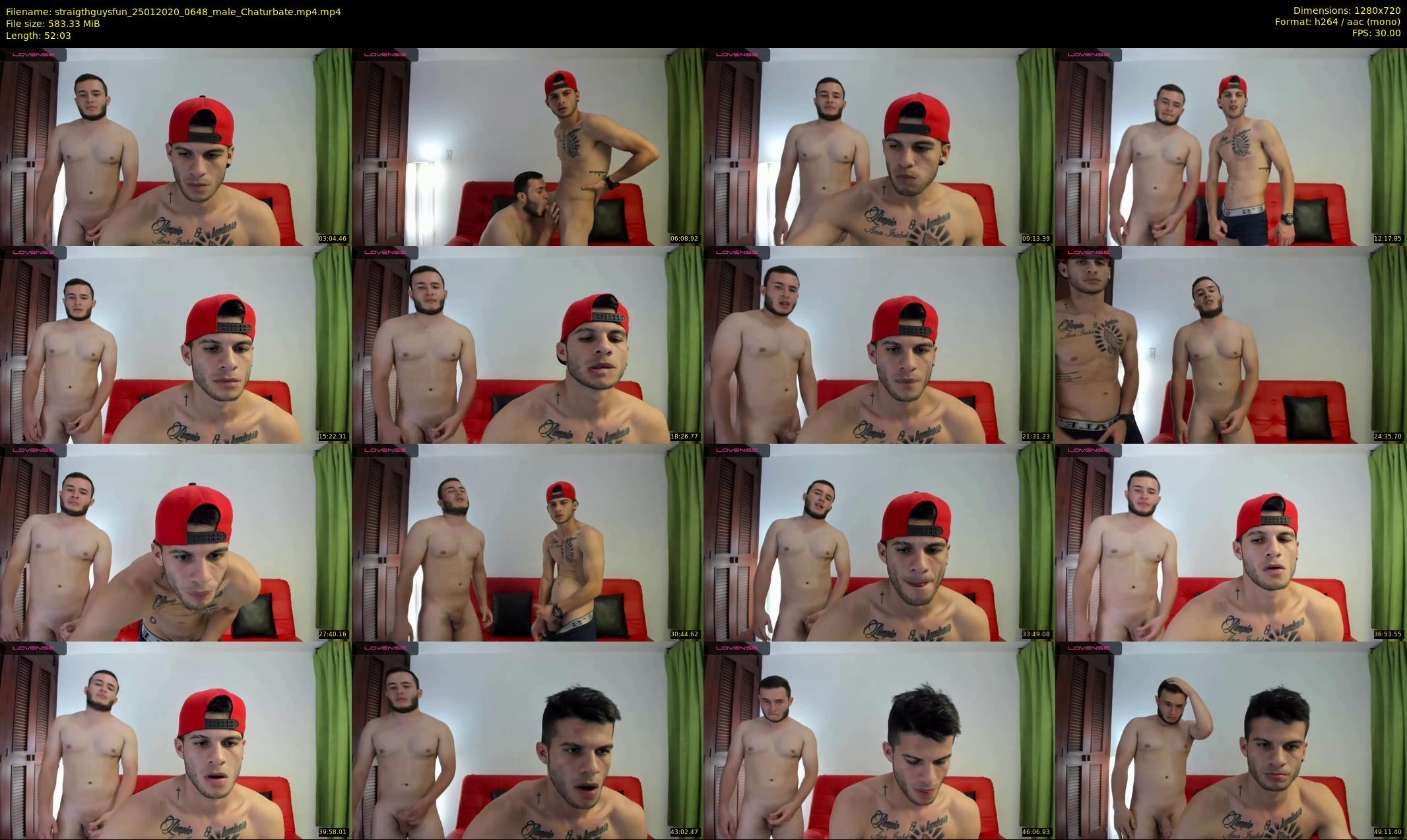 straigthguysfun — 53 minute Chaturbate male cam show recording, 720p, Jan 25, 2020