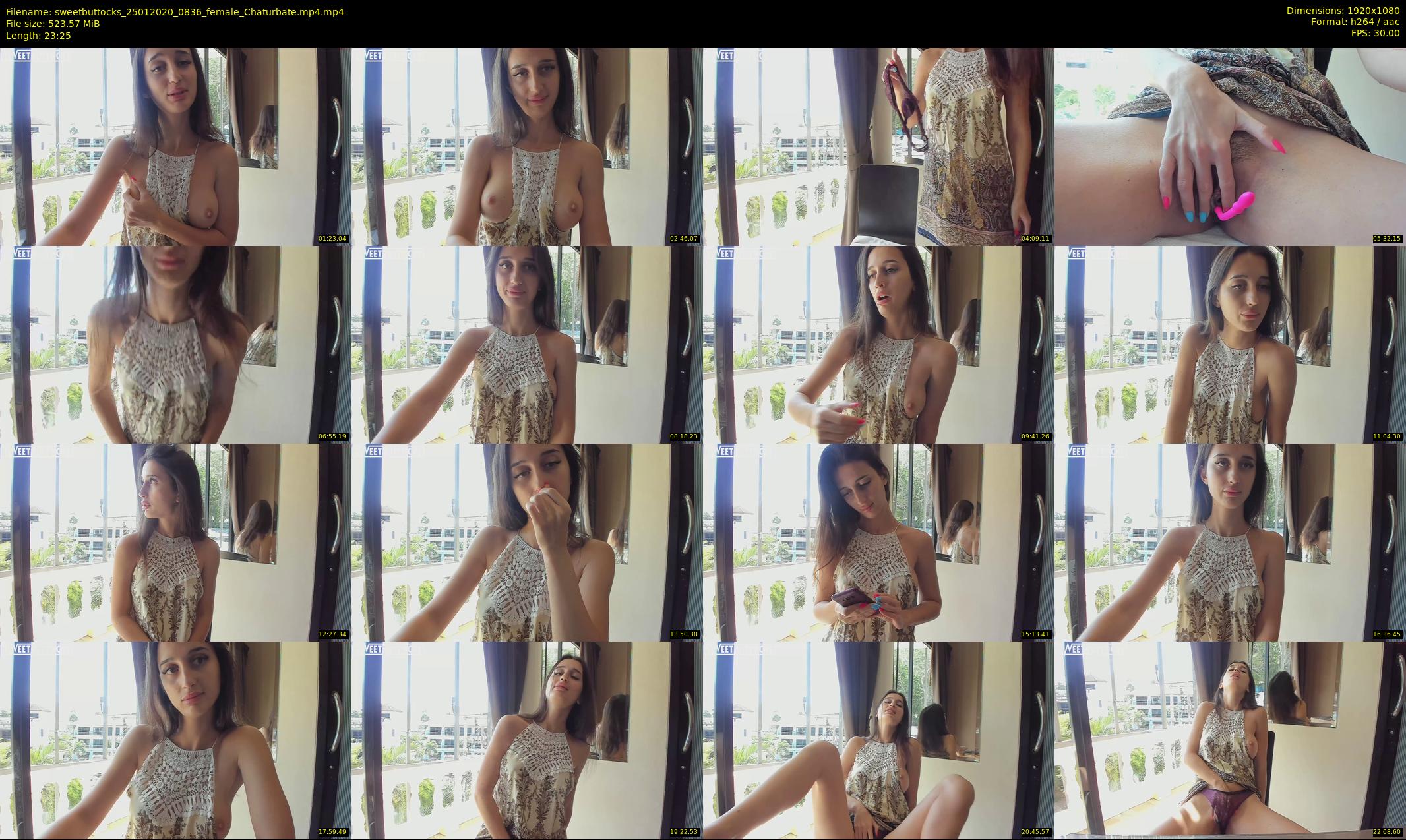 sweetbuttocks — 24 minute Chaturbate female cam show recording, 1080p, Jan 25, 2020