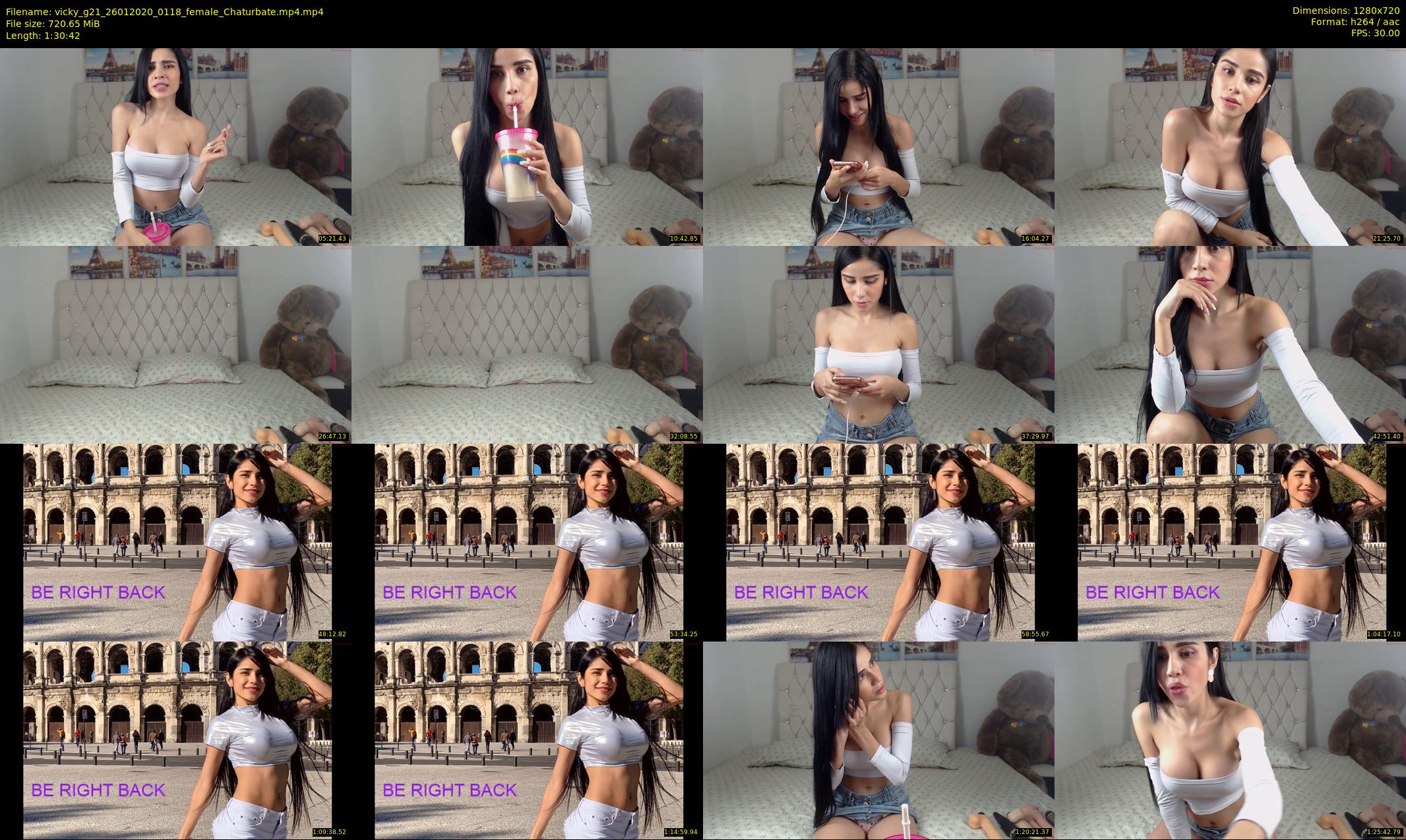 vicky_g21 — 91 minute Chaturbate female cam show recording, 720p, Jan 26, 2020