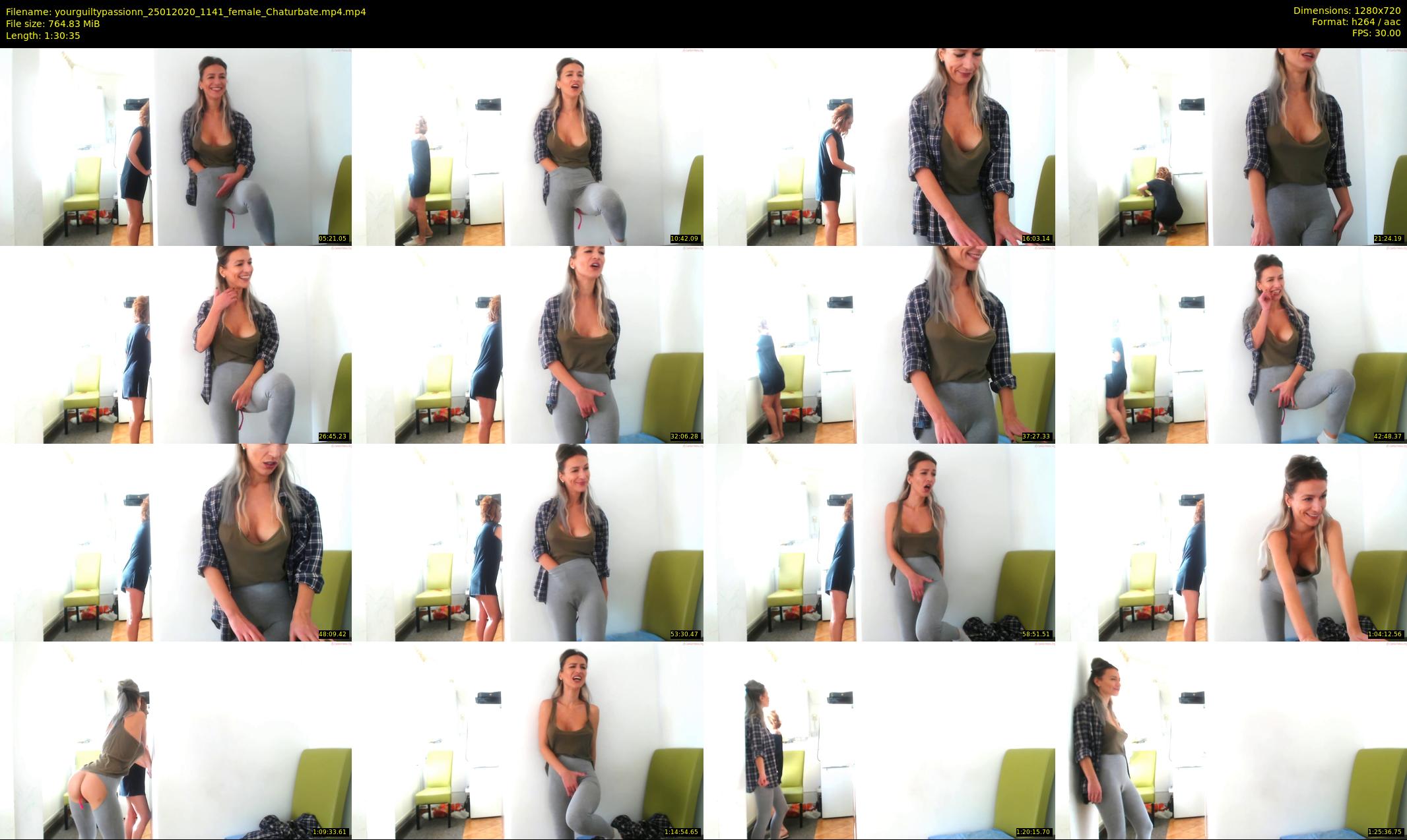 yourguiltypassionn — 91 minute Chaturbate female cam show recording, 720p, Jan 25, 2020