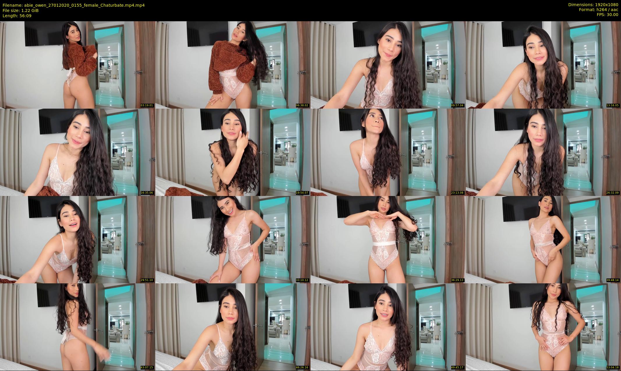 abie_owen — 57 minute Chaturbate female cam show recording, 1080p, Jan 27, 2020